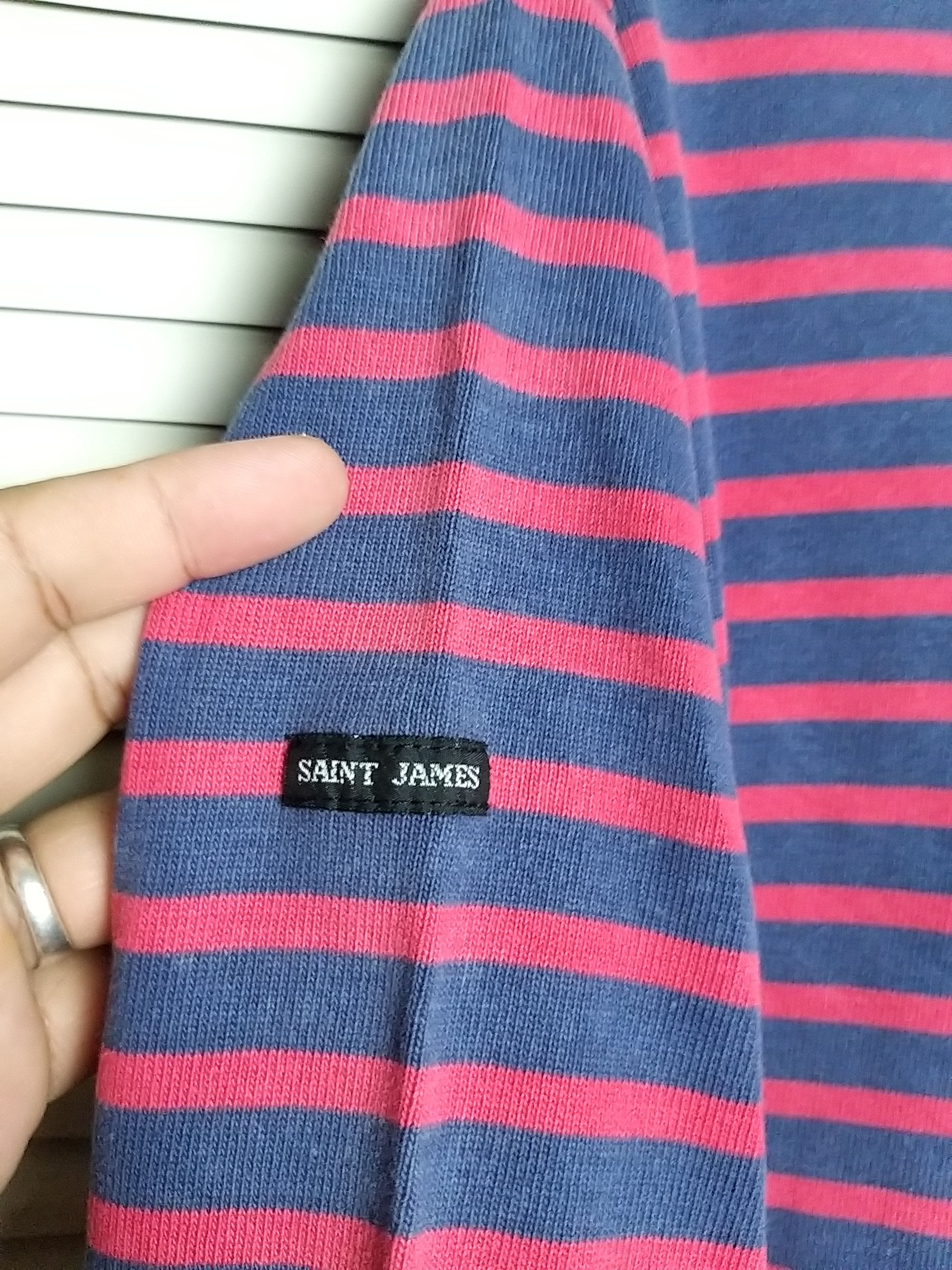 Saint James AUTHENTIC SAINT JAMES STRIPE LONG SLEEVE SHIRT Size US L / EU 52-54 / 3 - 3 Thumbnail
