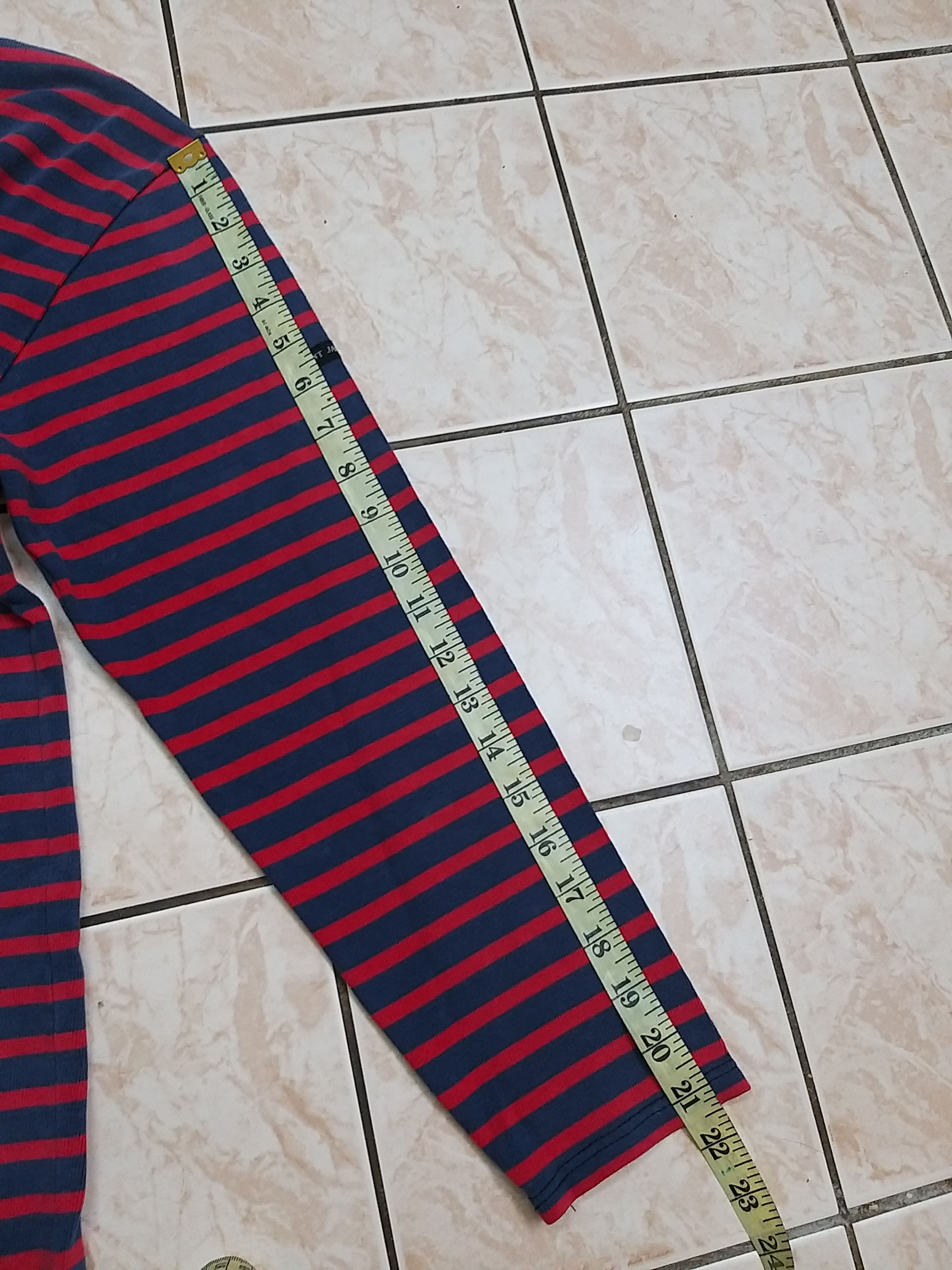 Saint James AUTHENTIC SAINT JAMES STRIPE LONG SLEEVE SHIRT Size US L / EU 52-54 / 3 - 6 Thumbnail