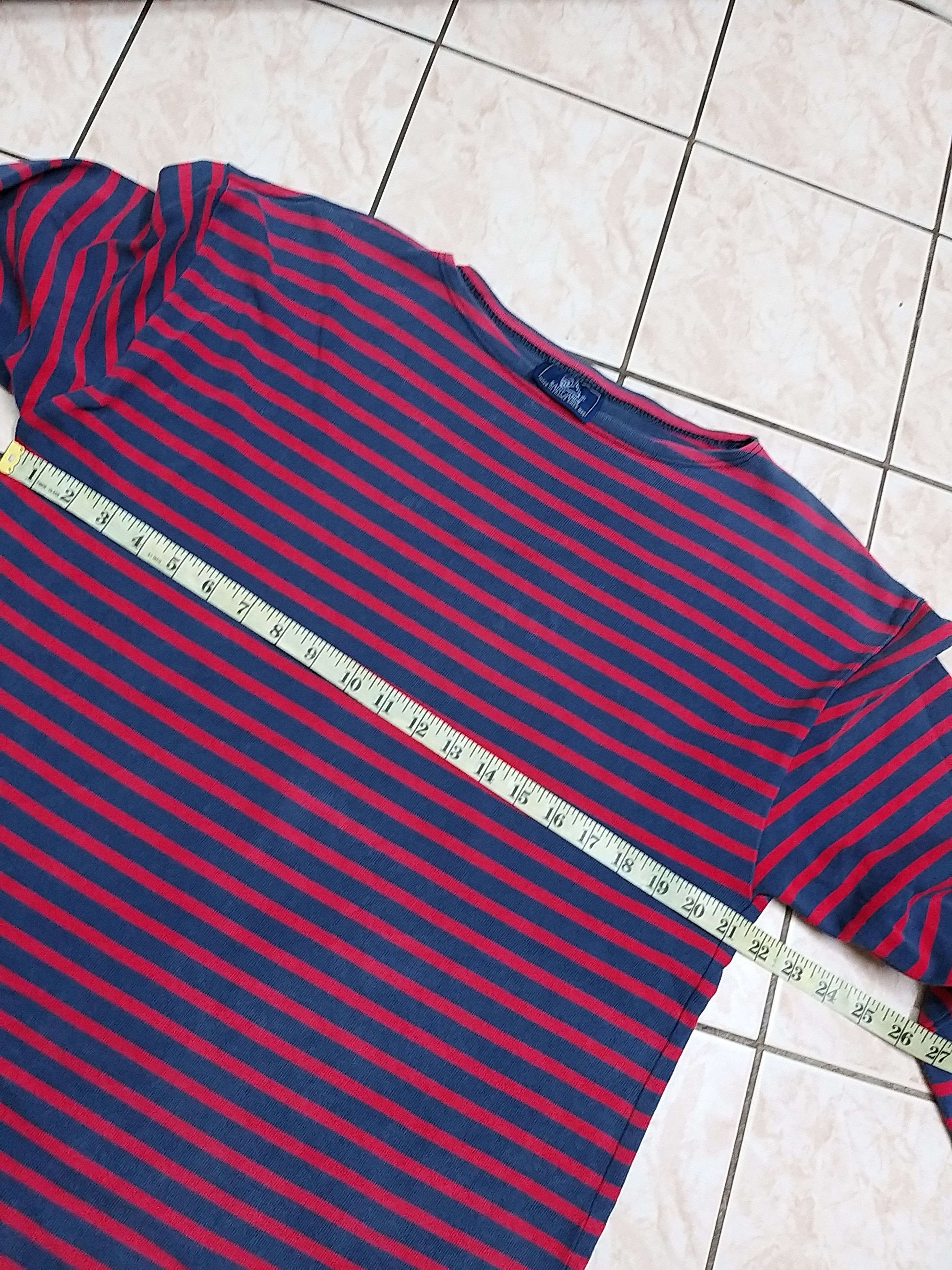 Saint James AUTHENTIC SAINT JAMES STRIPE LONG SLEEVE SHIRT Size US L / EU 52-54 / 3 - 4 Thumbnail