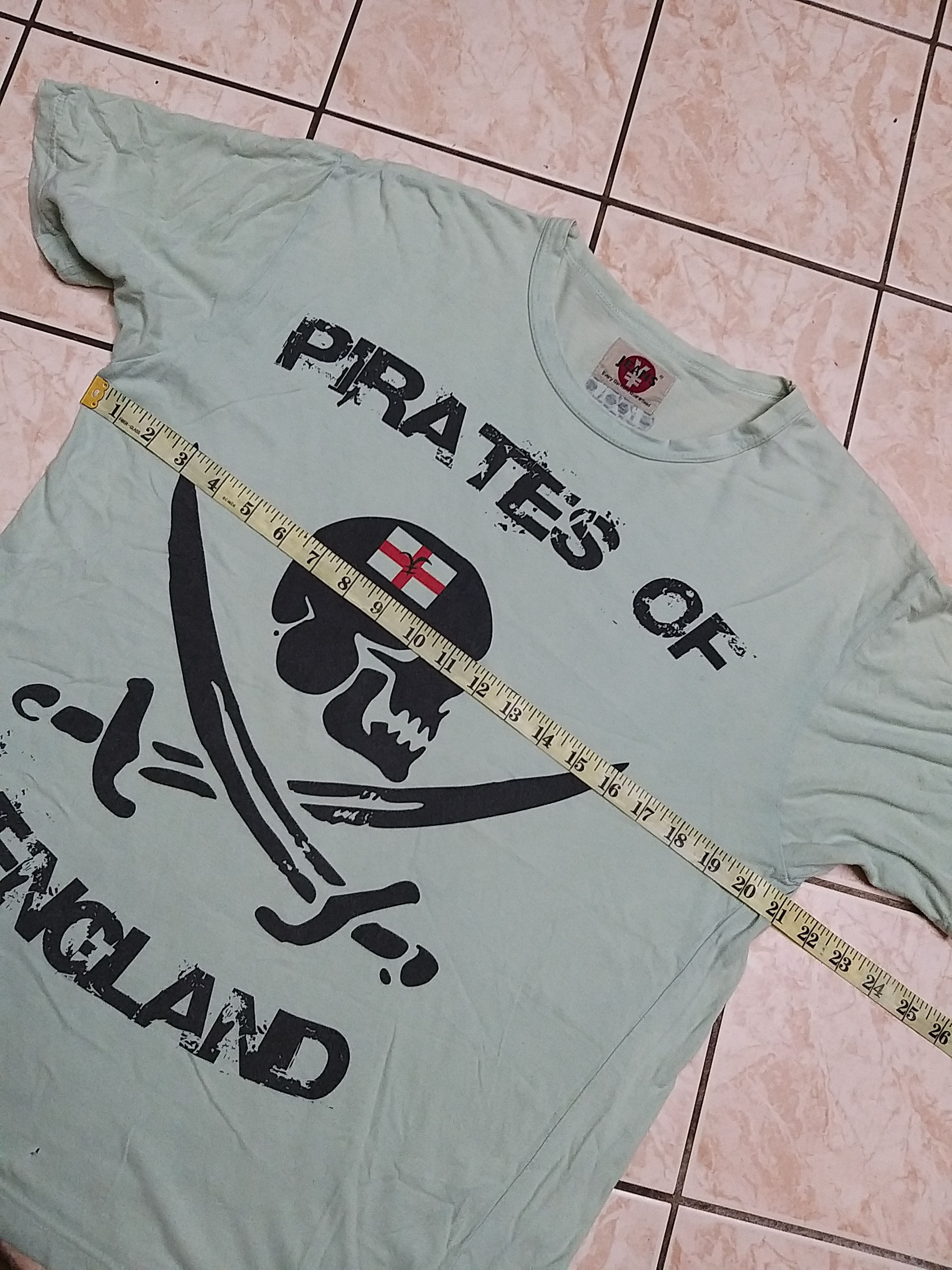 Japanese Brand ARCHIVAL JAPANESE YEN JEANS PIRATE OF YENGLAND T SHIRT Size US L / EU 52-54 / 3 - 5 Thumbnail