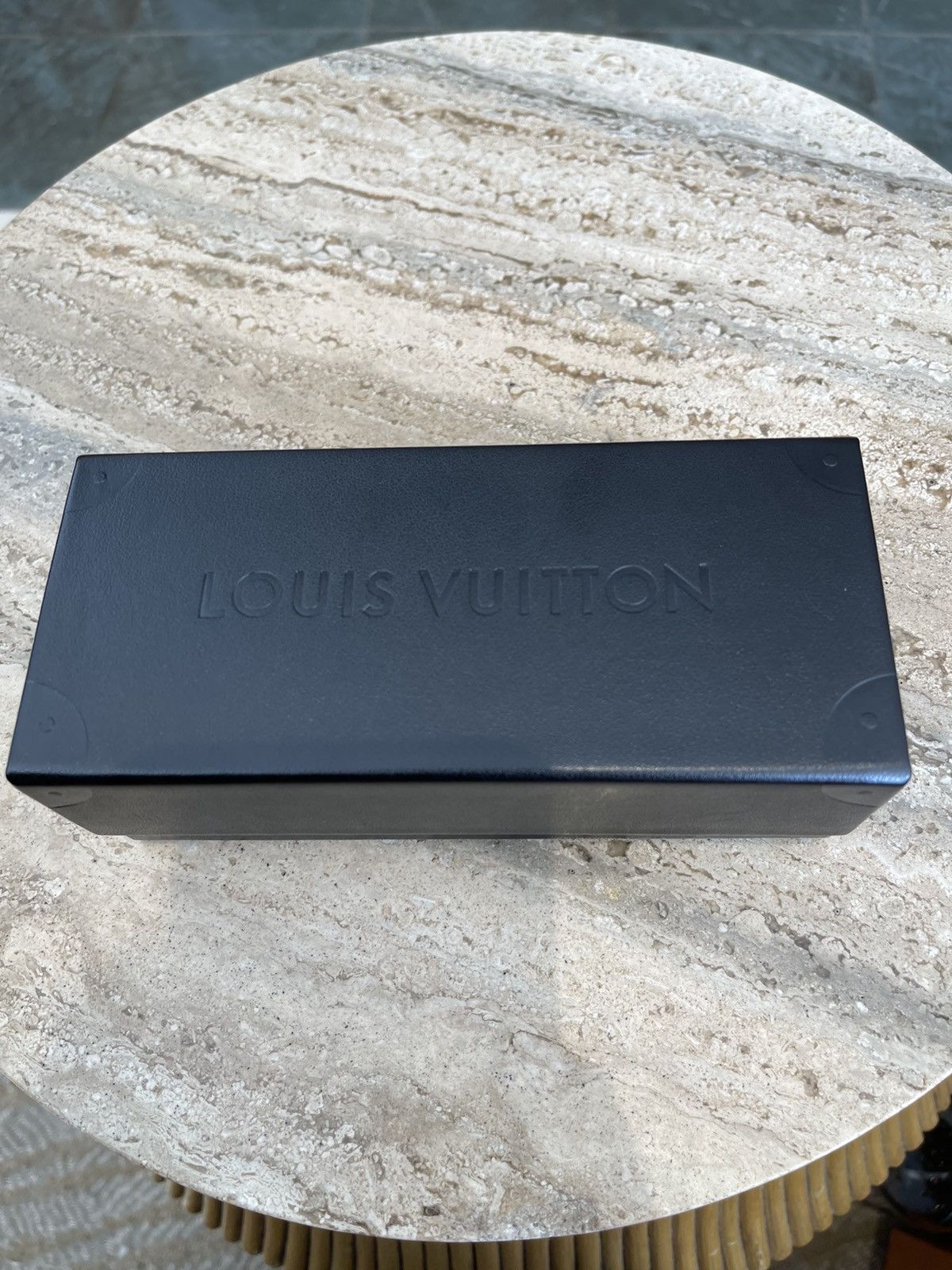 Louis Vuitton Louis Vuitton Cyclone Sunglasses Black/ Gold Size ONE SIZE - 3 Thumbnail