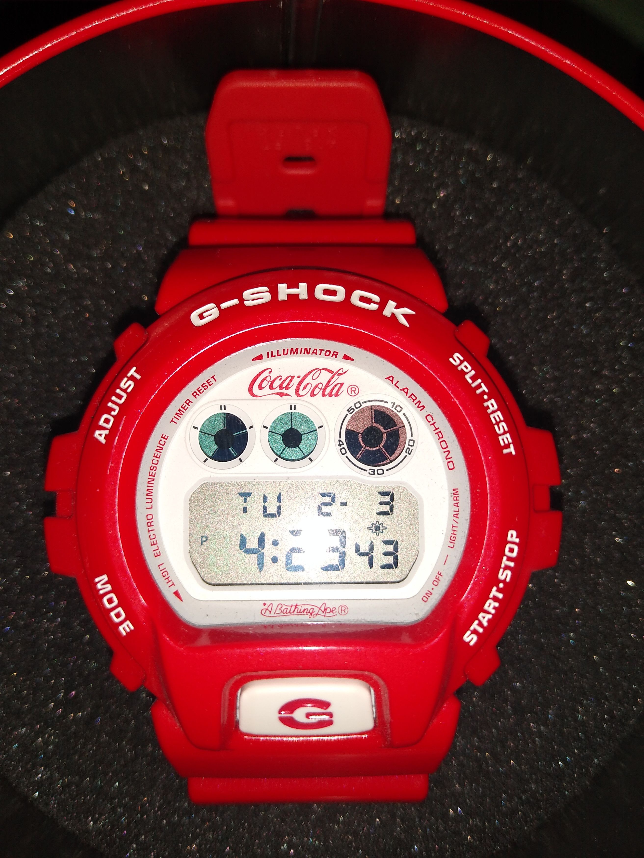 Bape coca cola g shock best sale