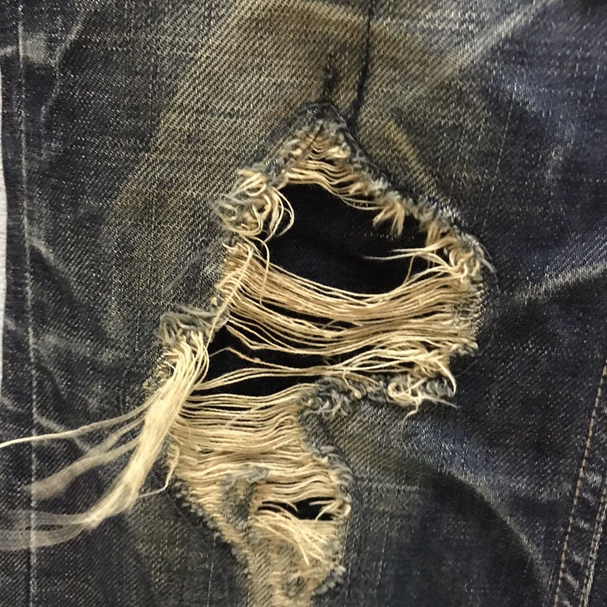 Japanese Brand Vintage japanese patchwork distressed bootcut denim Size US 28 / EU 44 - 8 Thumbnail