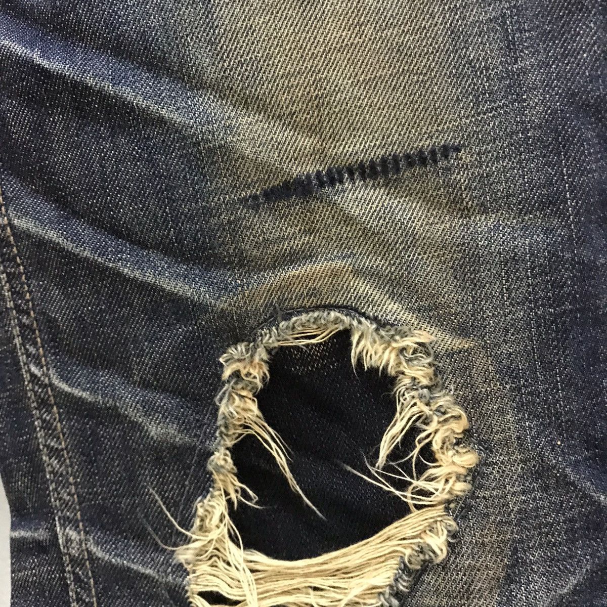 Japanese Brand Vintage japanese patchwork distressed bootcut denim Size US 28 / EU 44 - 9 Thumbnail