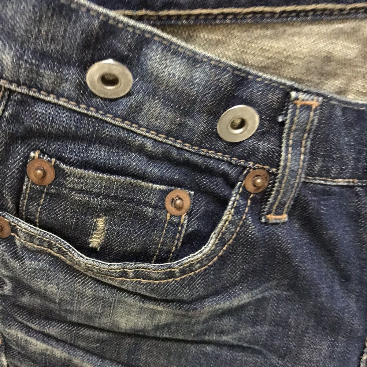 Japanese Brand Vintage japanese patchwork distressed bootcut denim Size US 28 / EU 44 - 6 Thumbnail