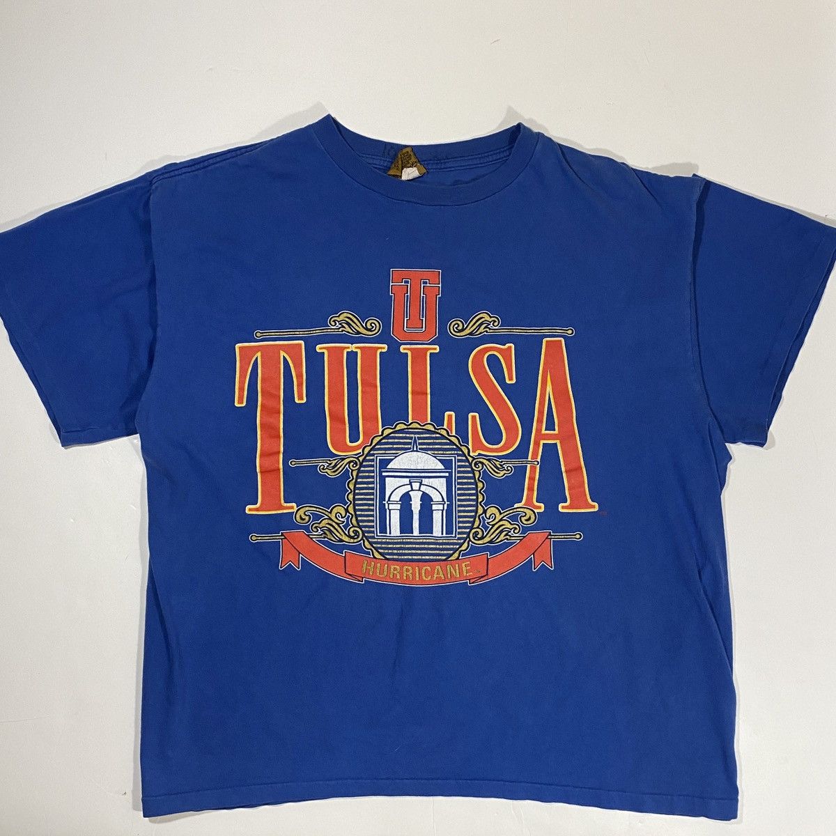 NCAA × Nutmeg × Vintage 90’s Tulsa University Tee Size US XL / EU 56 / 4 - 1 Thumbnail
