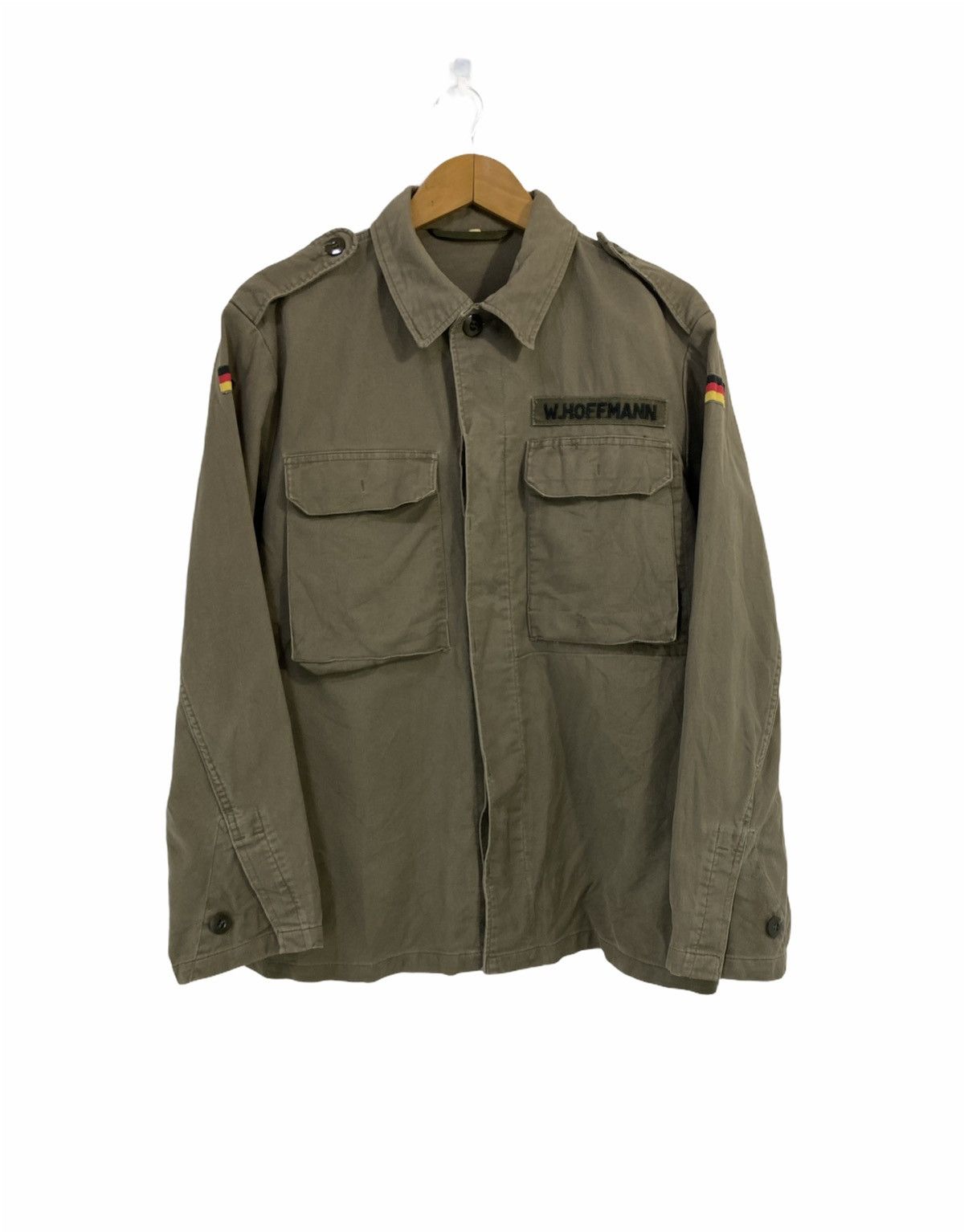 Vintage Vintage Military Germany Army Uniform Design W.Hoffmann Size US M / EU 48-50 / 2 - 1 Thumbnail