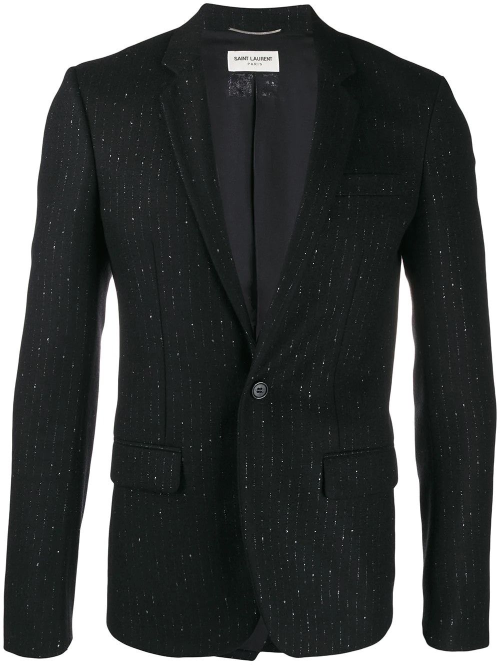 Saint Laurent Paris 19FW Metallic Pinstripes Long Blazer Size 48S - 10 Thumbnail