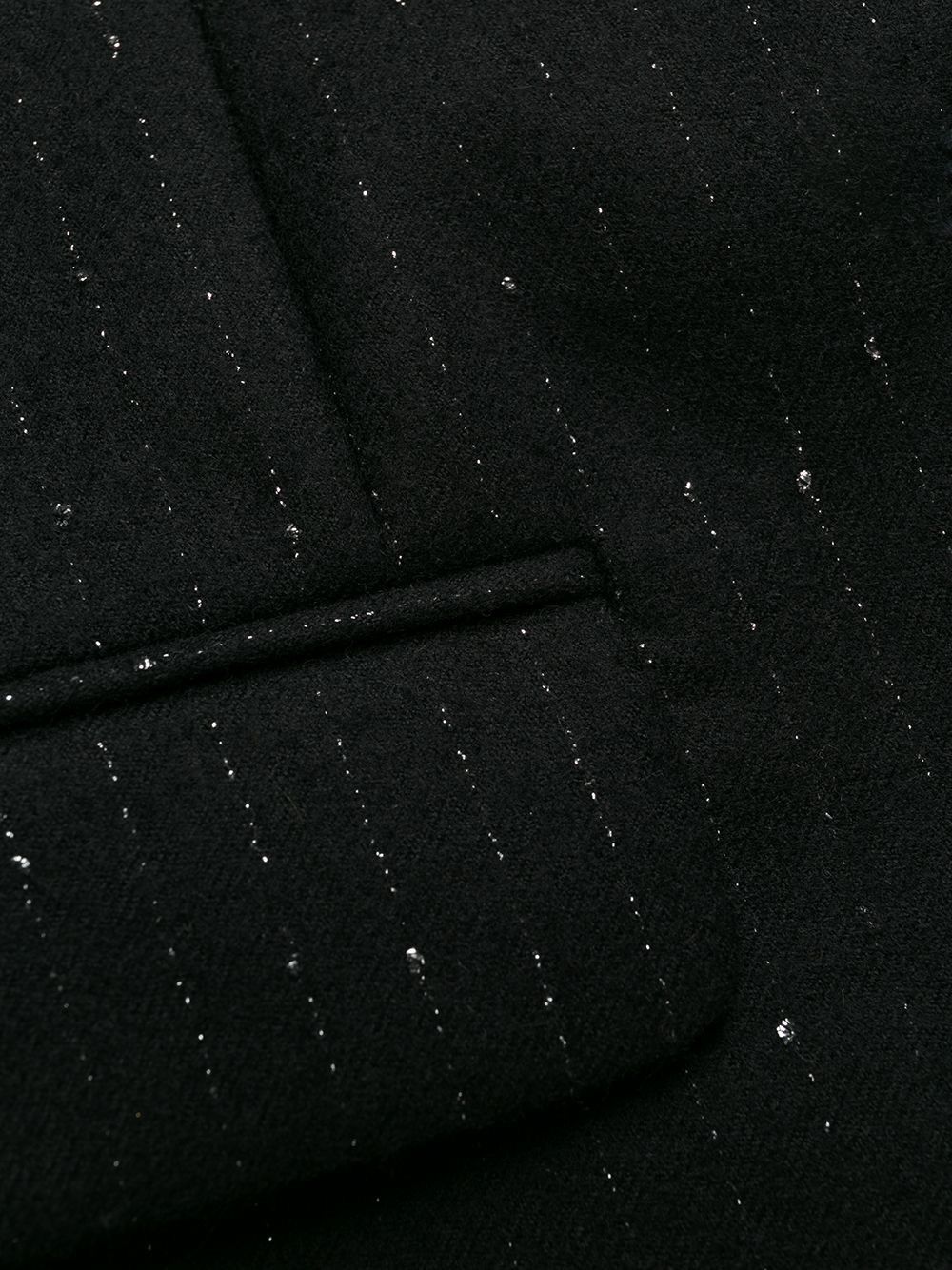 Saint Laurent Paris 19FW Metallic Pinstripes Long Blazer Size 48S - 12 Thumbnail