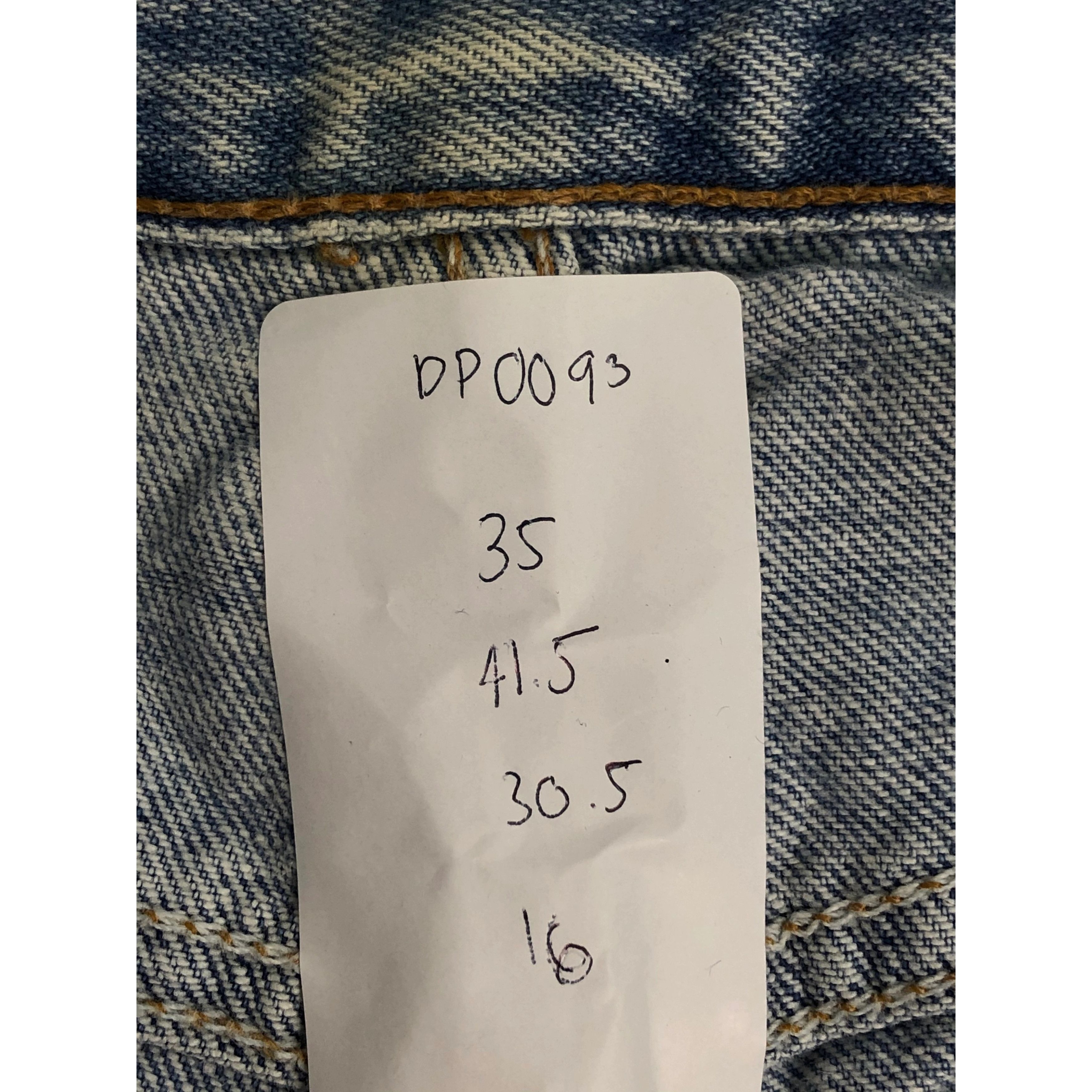 Levi's Vintage Levis 505 Regular Fit Faded Denim DP0093 Size US 35 - 8 Thumbnail