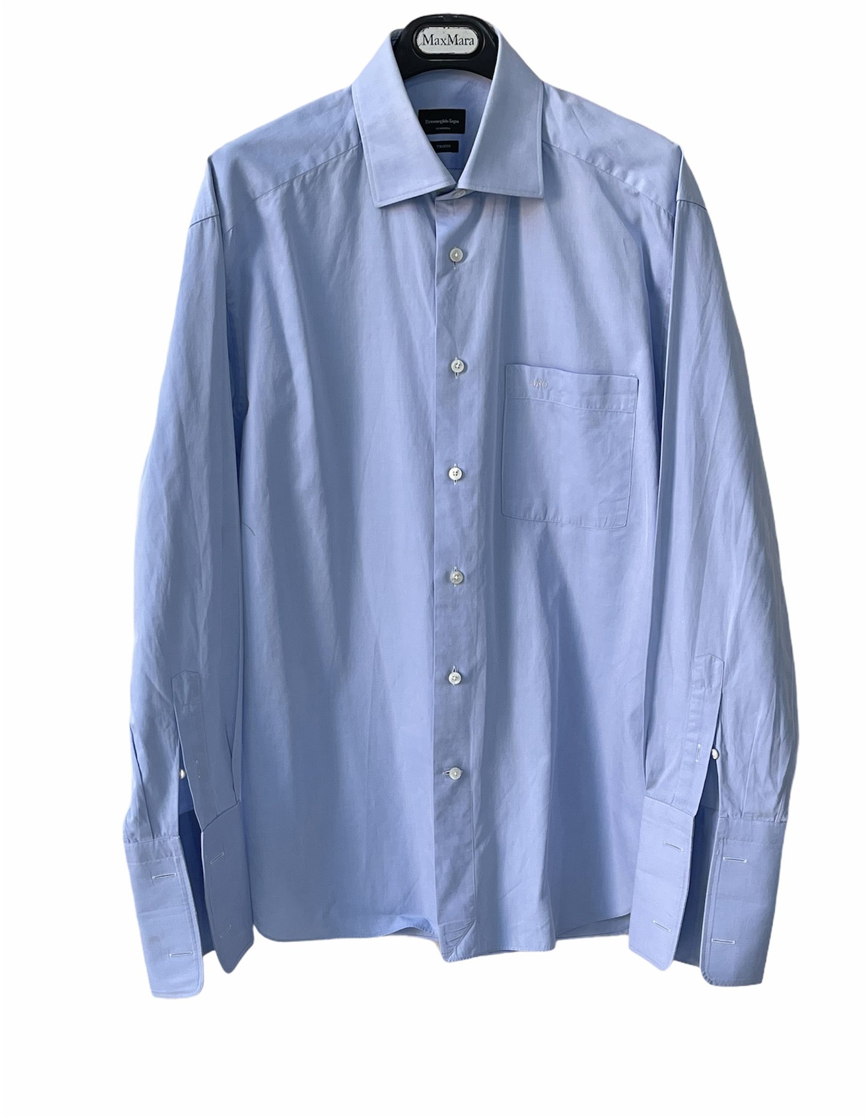 Ermenegildo Zegna Shirt Ermenegildo zegna vintage double cuff smoking Small Size US S / EU 44-46 / 1 - 2 Thumbnail
