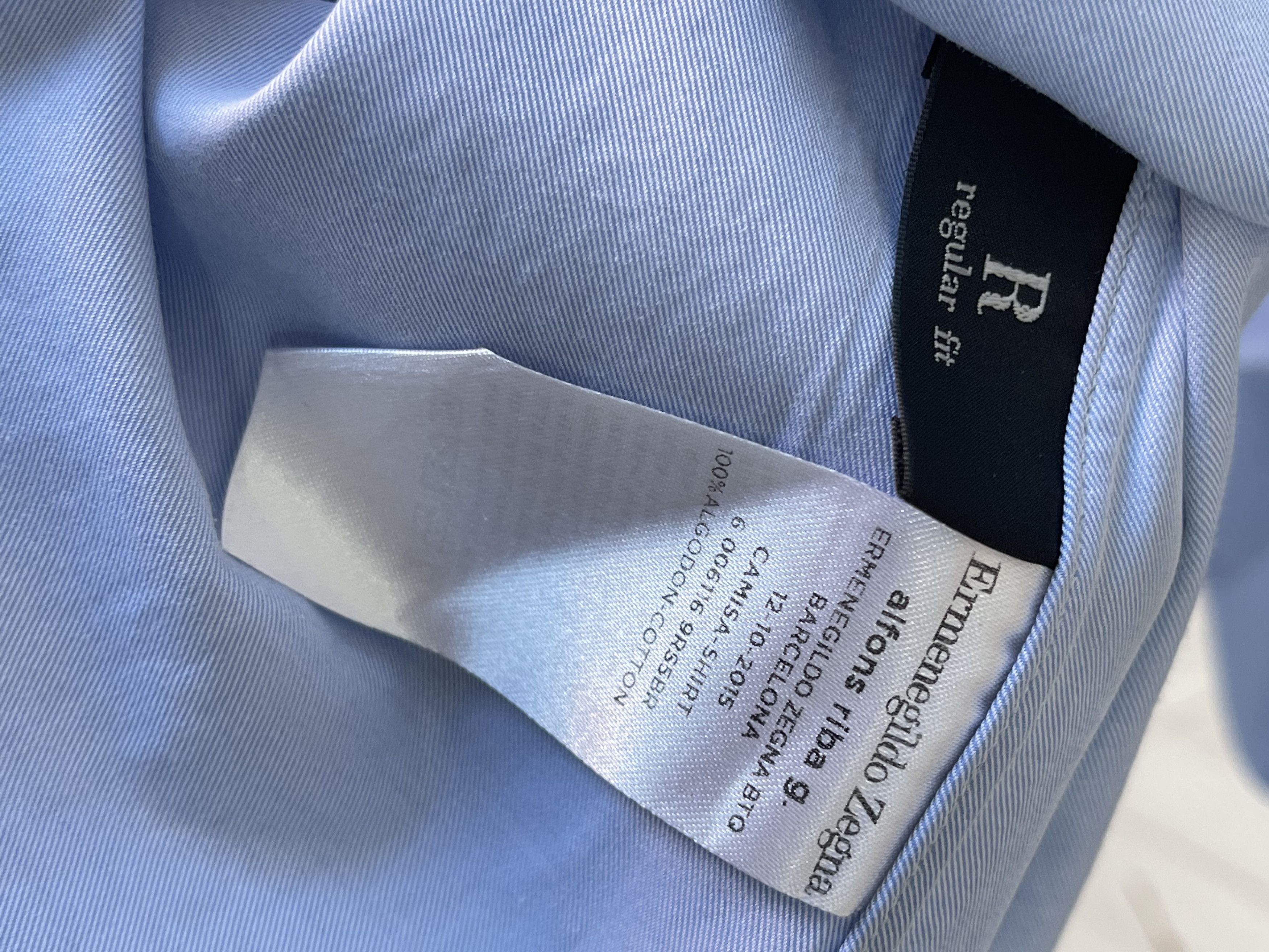 Ermenegildo Zegna Shirt Ermenegildo zegna vintage double cuff smoking Small Size US S / EU 44-46 / 1 - 5 Thumbnail
