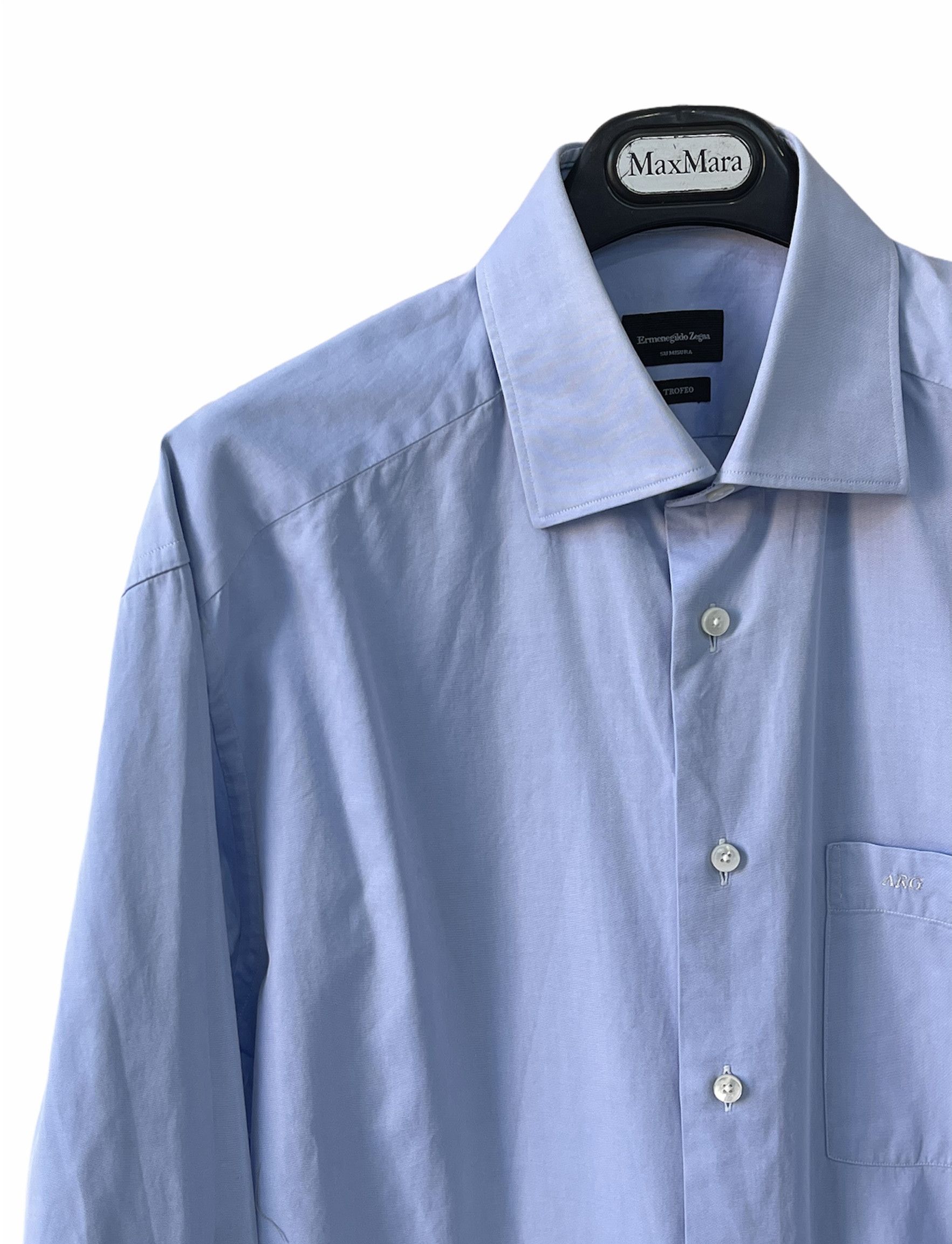Ermenegildo Zegna Shirt Ermenegildo zegna vintage double cuff smoking Small Size US S / EU 44-46 / 1 - 1 Thumbnail