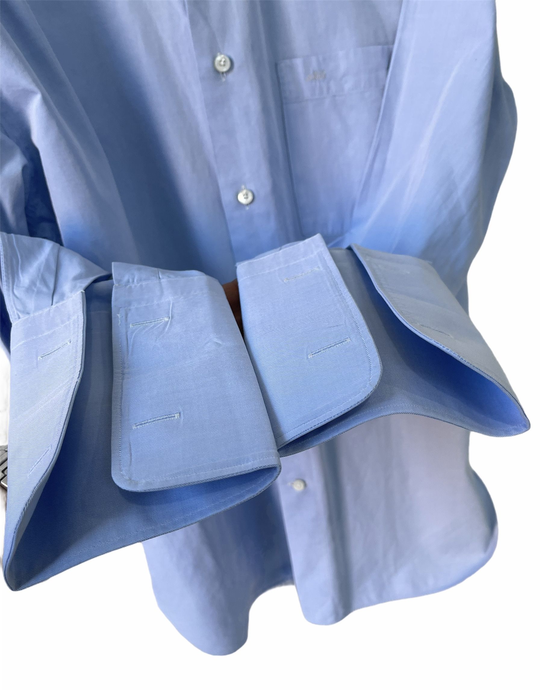 Ermenegildo Zegna Shirt Ermenegildo zegna vintage double cuff smoking Small Size US S / EU 44-46 / 1 - 4 Thumbnail