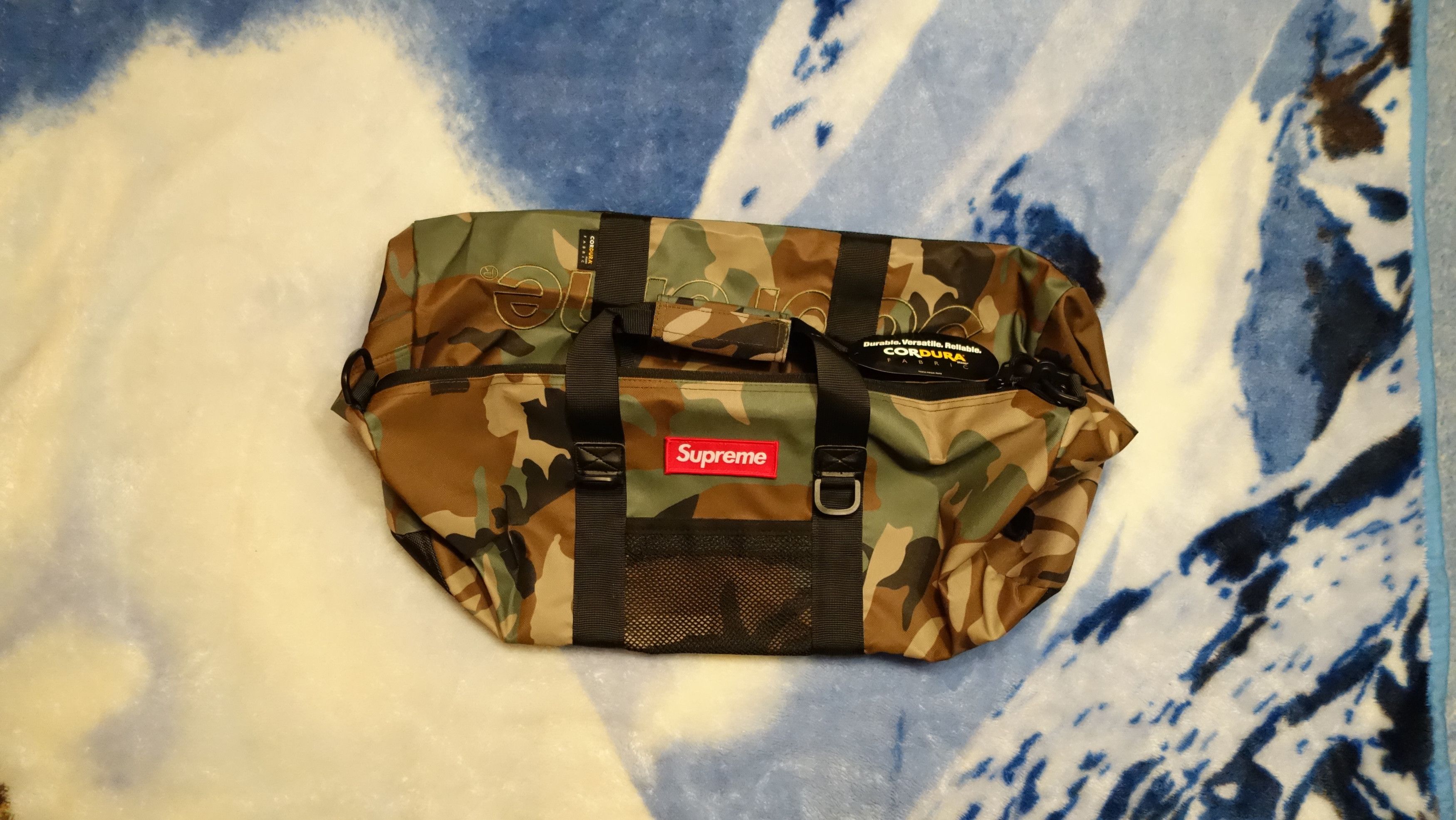 Supreme Supreme FW15 Contour Duffle Bag Camo Box Logo Bag Grailed