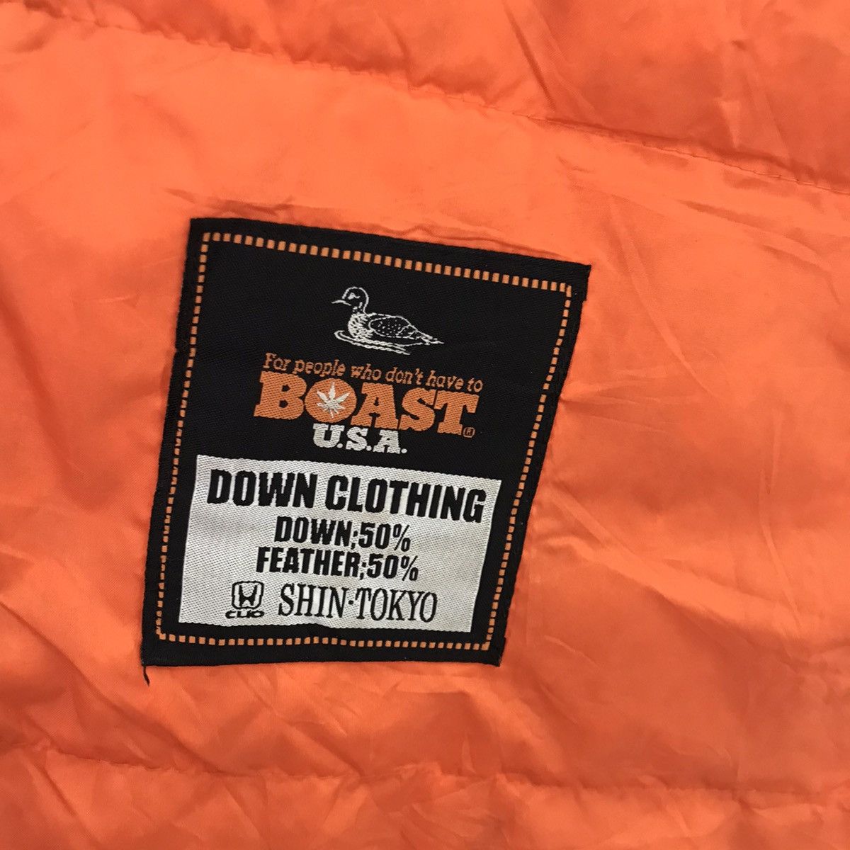 Honda Boast USA Honda puffer down feather jacket Size US L / EU 52-54 / 3 - 6 Thumbnail