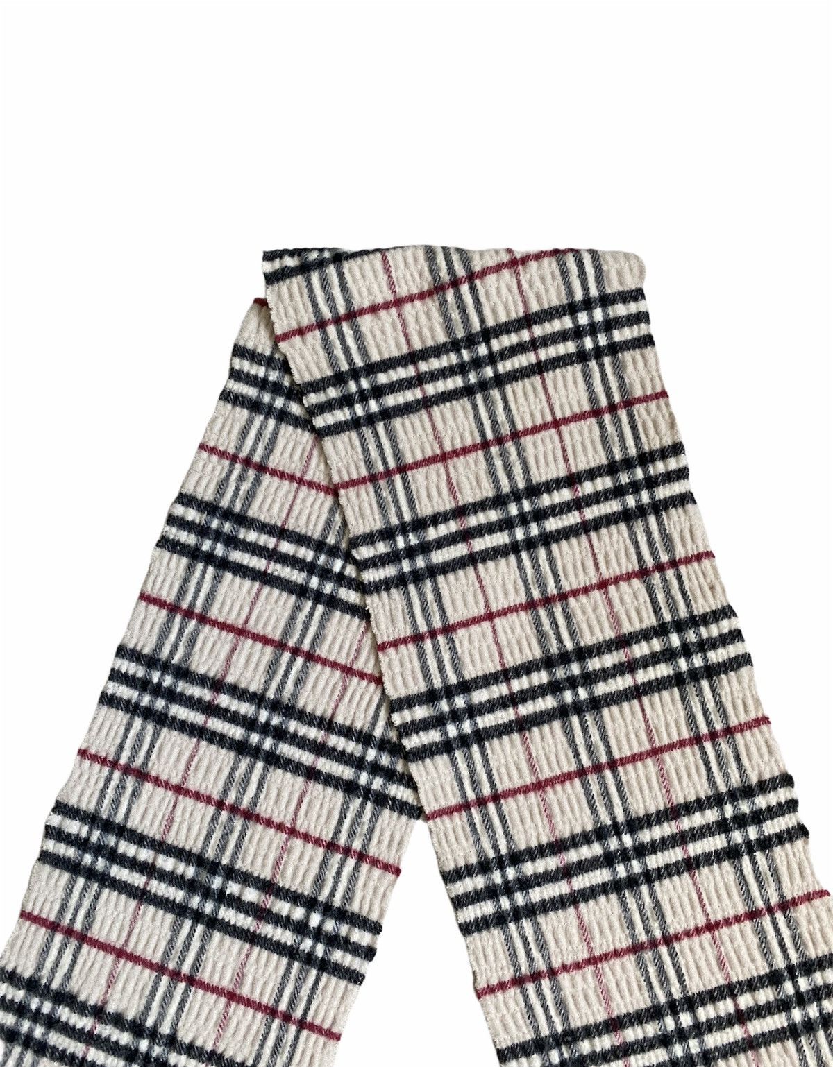 Burberry 🔥450$ Burberry Nova Check Cashmere Merino Scarf/Check Scarf Size ONE SIZE - 6 Thumbnail