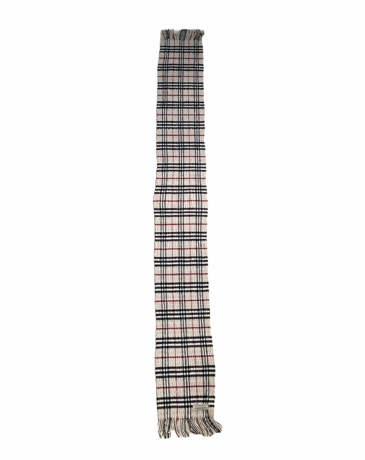 Burberry 🔥450$ Burberry Nova Check Cashmere Merino Scarf/Check Scarf Size ONE SIZE - 11 Thumbnail