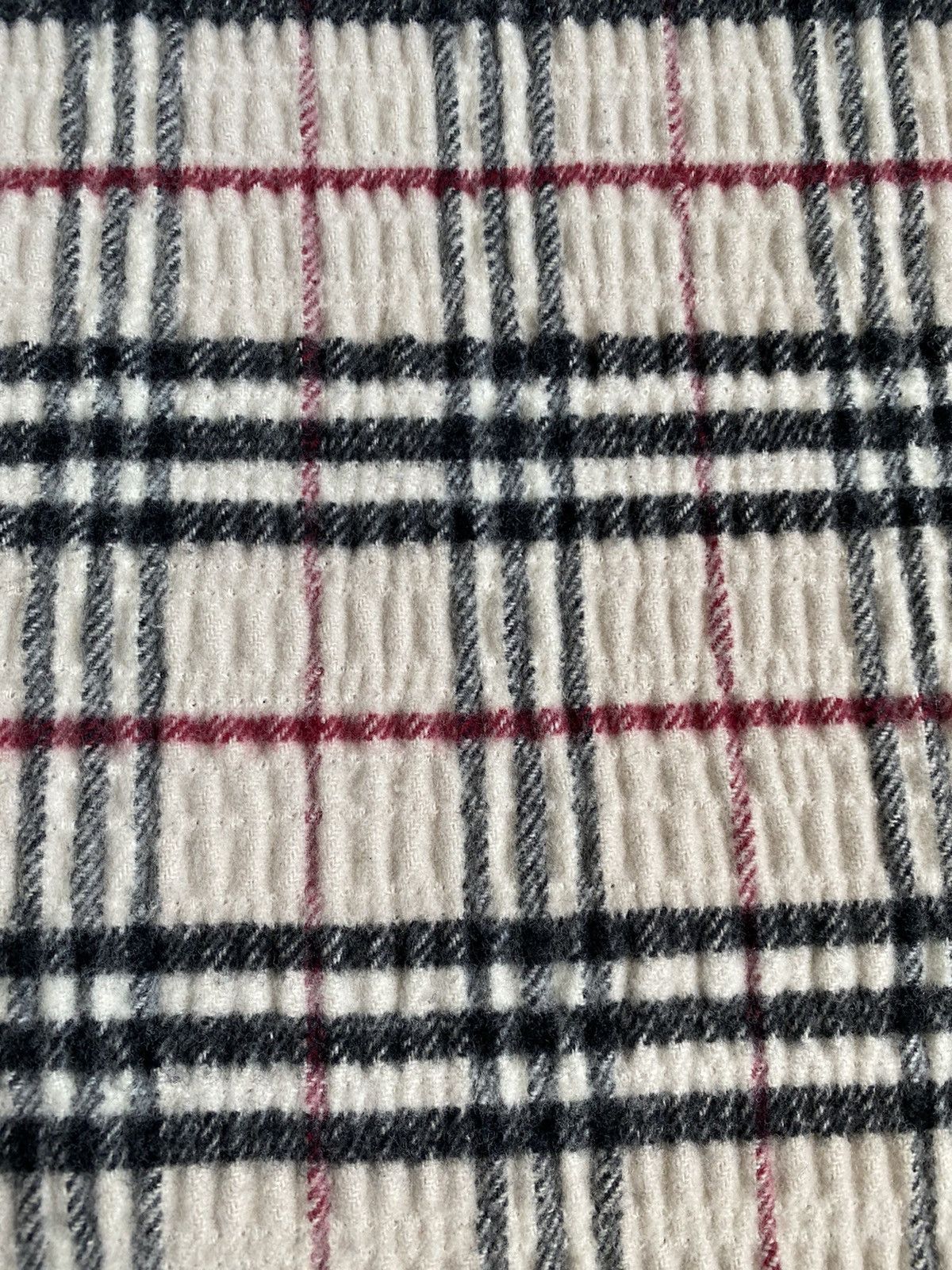 Burberry 🔥450$ Burberry Nova Check Cashmere Merino Scarf/Check Scarf Size ONE SIZE - 4 Thumbnail