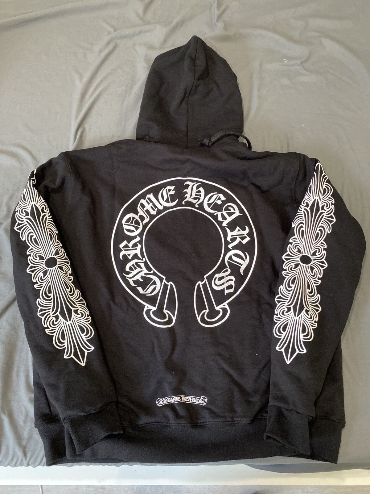 Chrome Hearts Chrome Hearts Thermal Horseshoe Floral Zip Hoodie Size US M / EU 48-50 / 2 - 8 Thumbnail