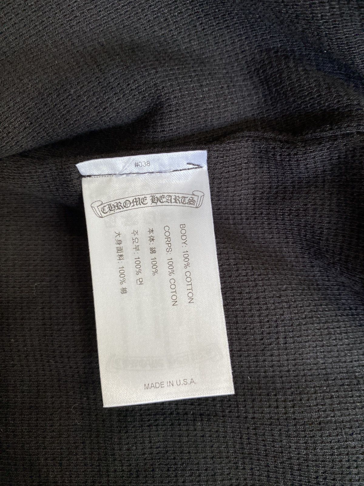 Chrome Hearts Chrome Hearts Thermal Horseshoe Floral Zip Hoodie Size US M / EU 48-50 / 2 - 4 Thumbnail
