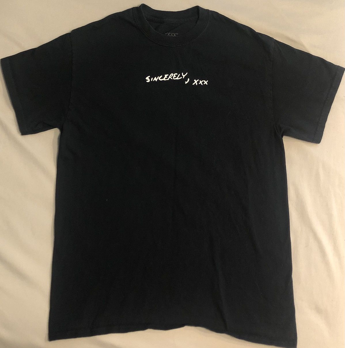 Band Tees Official XXXTentacion “sincerely, xxx” Limited Edition Tee ...