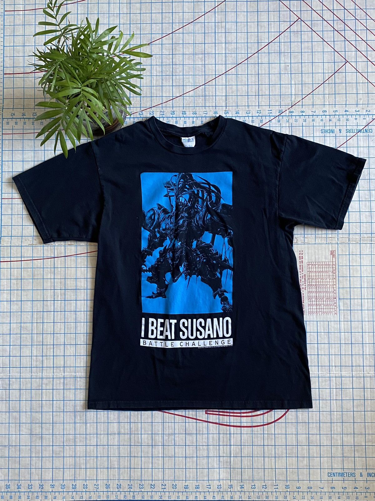 Japanese Brand Final Fantasy XIV Online Stormblood I Beat Susano Tee Medium Size US M / EU 48-50 / 2 - 2 Thumbnail