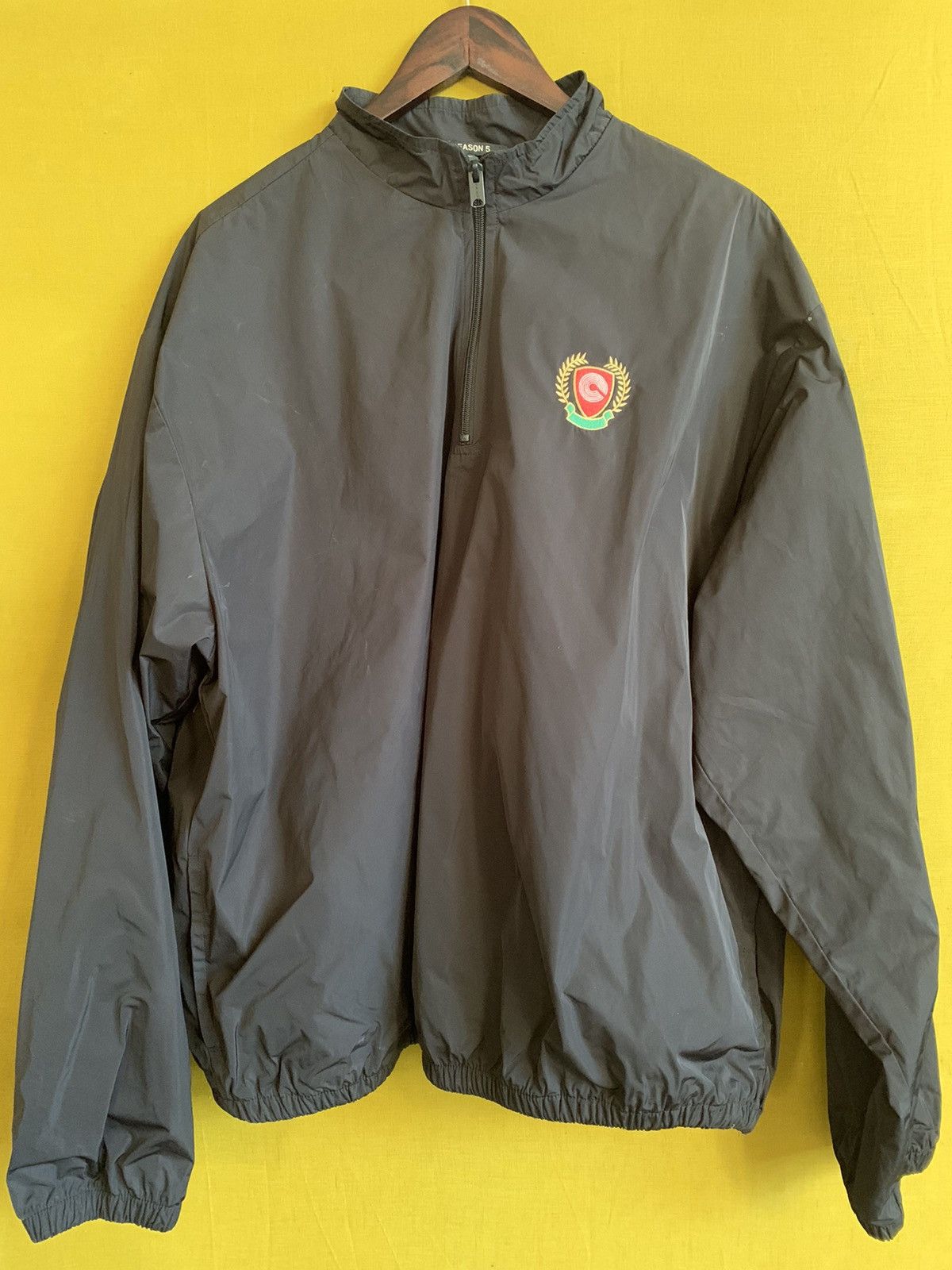 Yeezy Yeezy Season 5 Crest Nylon Half Zip Jacket | Grailed