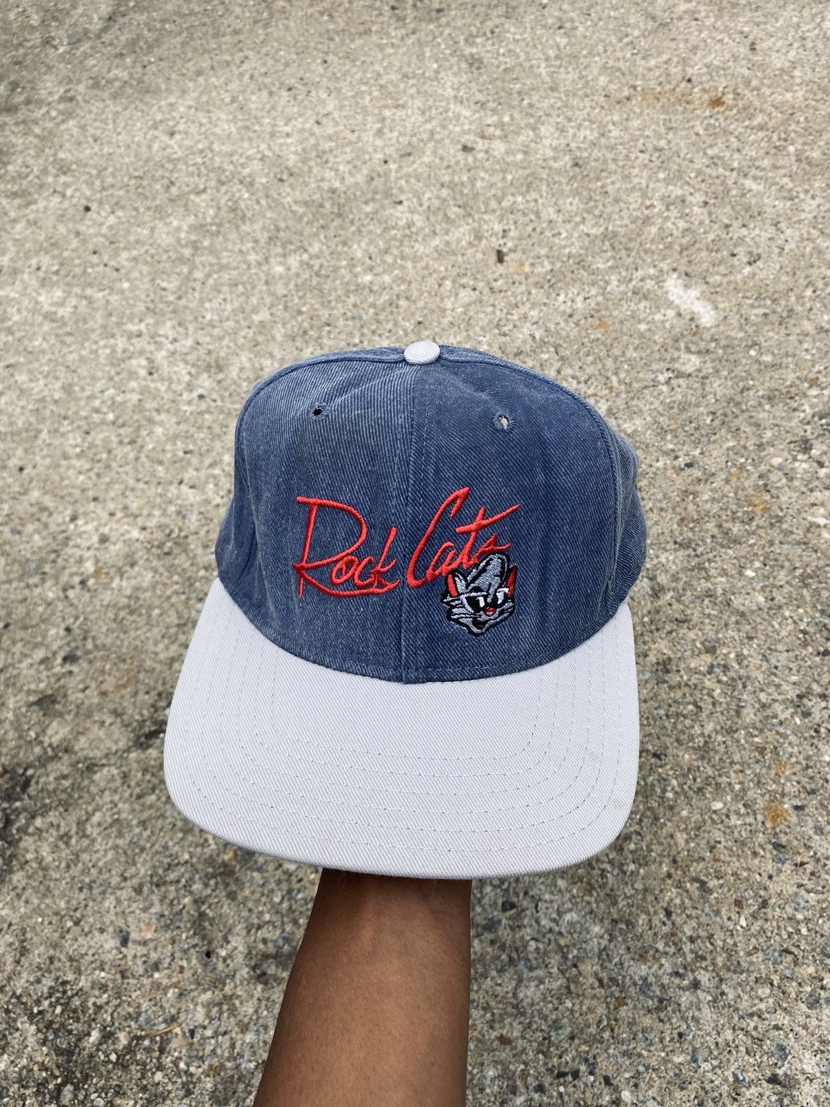 MLB × New Era × Vintage Vintage 90s Hardware city Rock Cats Hat Size ONE SIZE - 8 Thumbnail