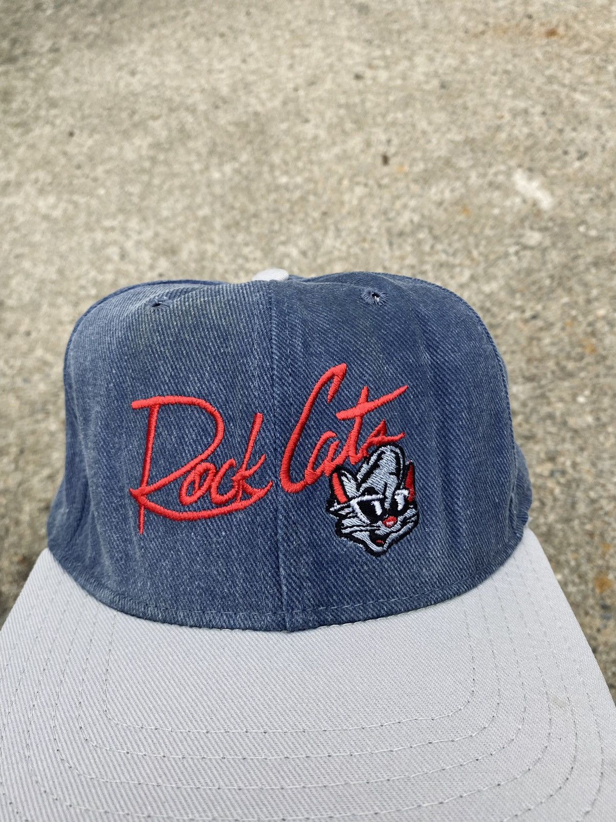 MLB × New Era × Vintage Vintage 90s Hardware city Rock Cats Hat Size ONE SIZE - 6 Thumbnail