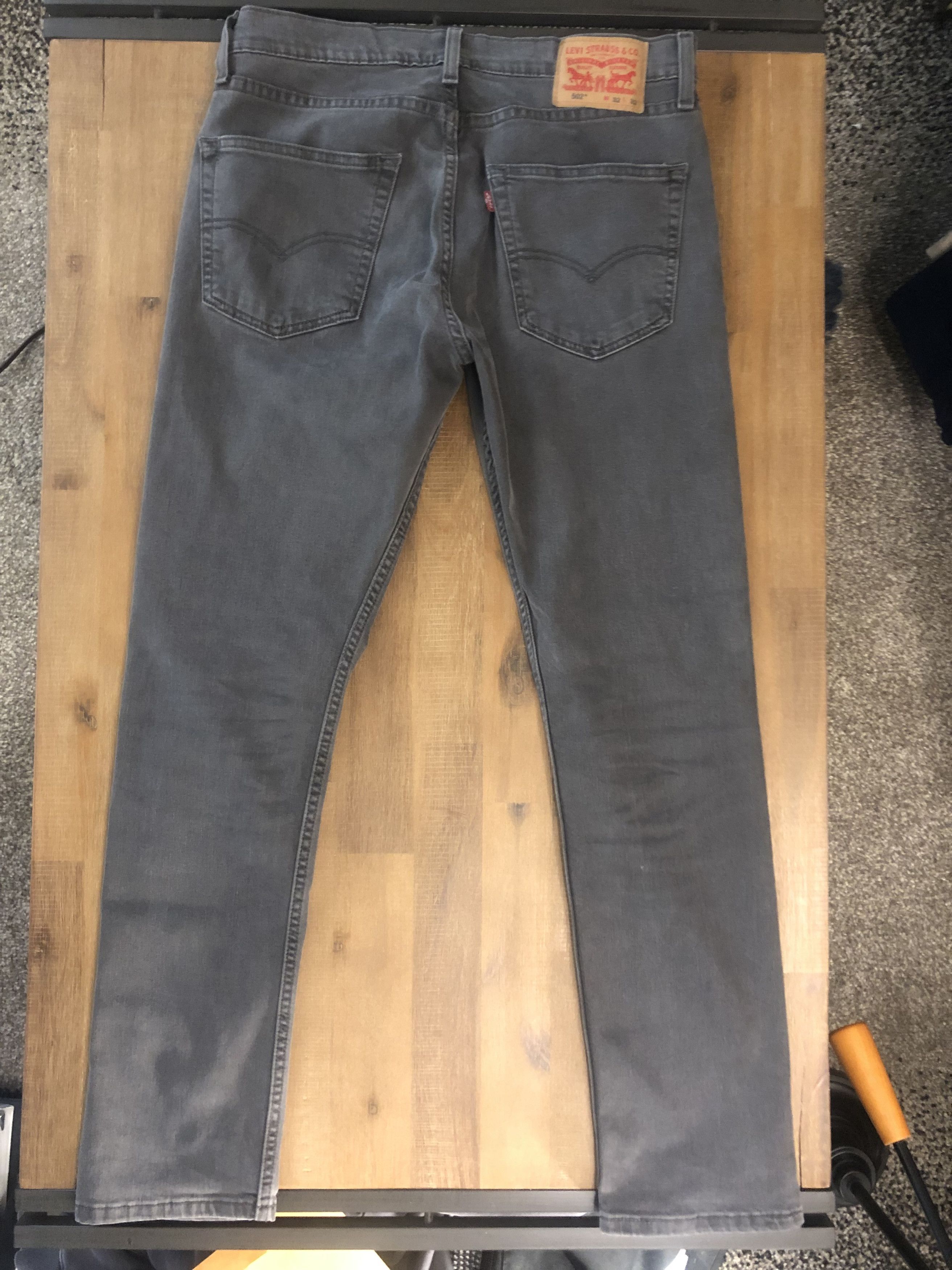 Levi's Levis 502 Dark Grey Size US 32 / EU 48 - 2 Thumbnail