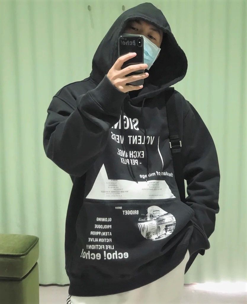 Prada Prada x Raf Simons 2021 SS cotton fleece hoodie | Grailed