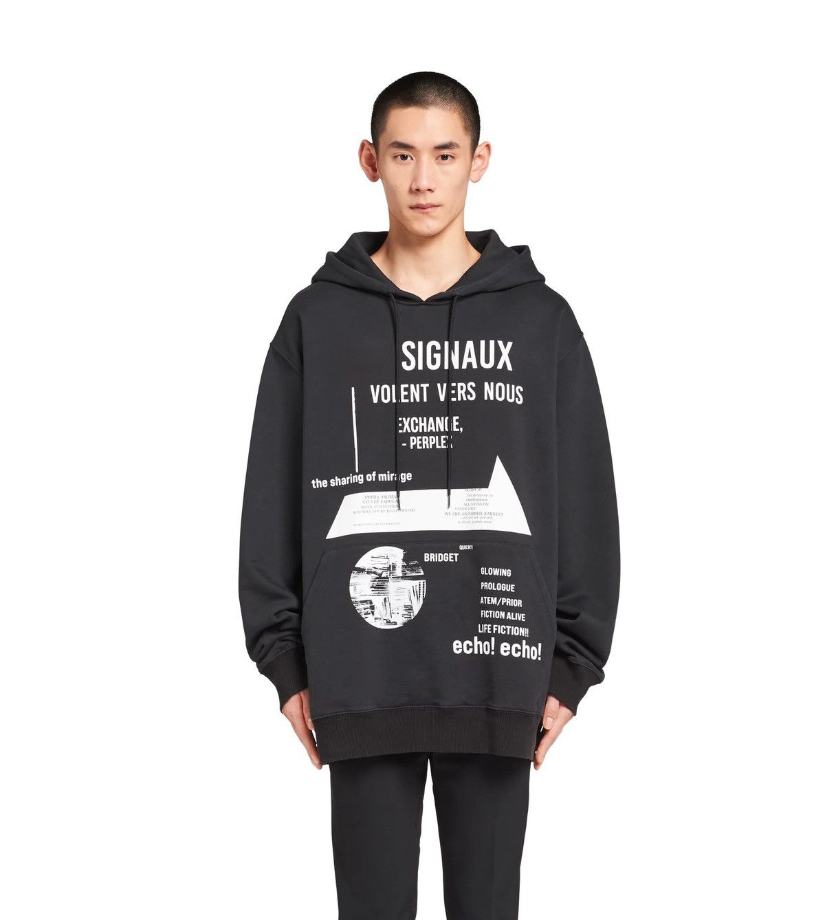 Prada Prada x Raf Simons 2021 SS cotton fleece hoodie | Grailed