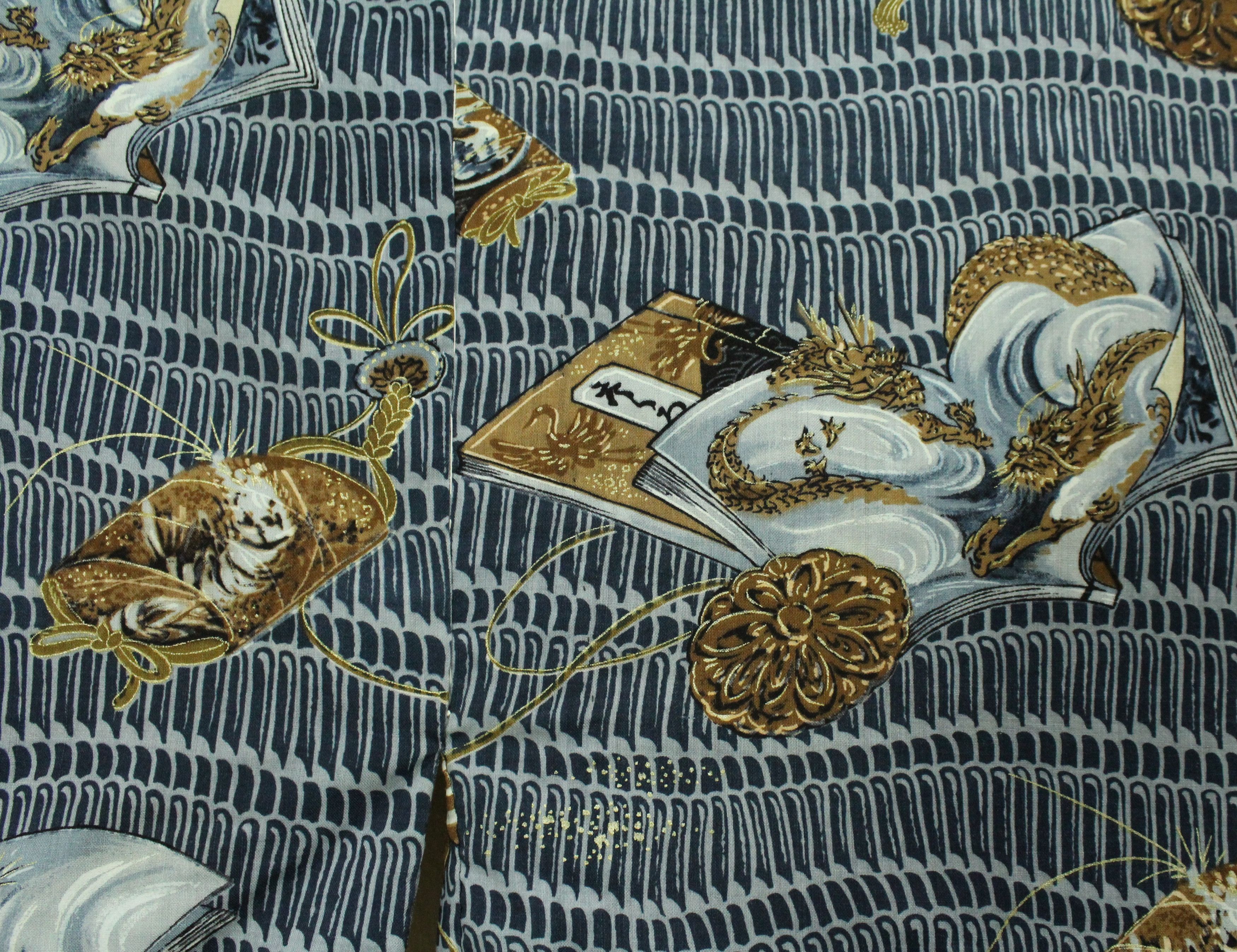 Japanese Brand Vintage KIMONO Japan Long Cardigan Jacket Samurai Tiger Size US L / EU 52-54 / 3 - 13 Thumbnail