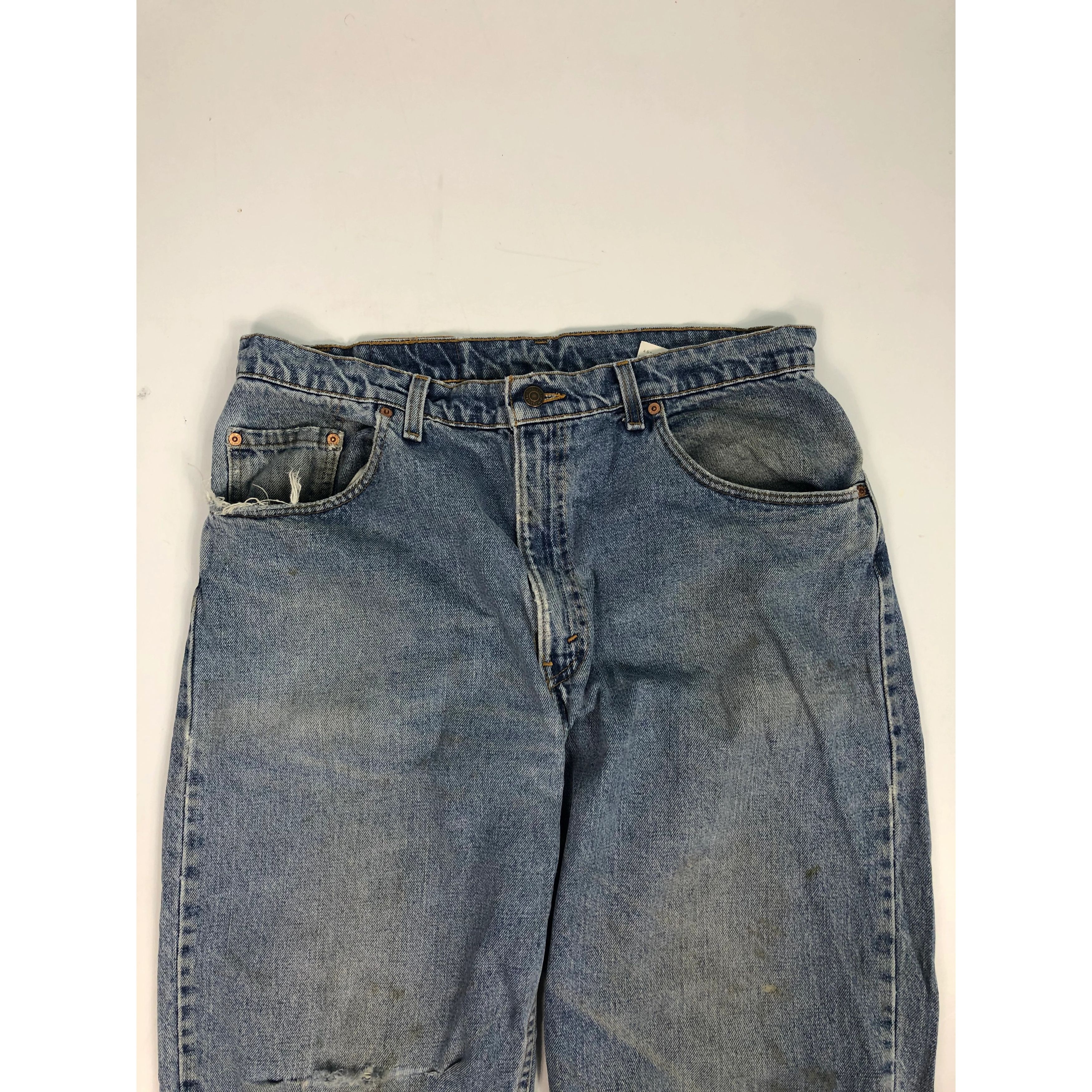 Levi's × Vintage Vintage 90s Levis 560 Comfort Fit Distressed Denim DP0088 Size US 36 / EU 52 - 2 Thumbnail
