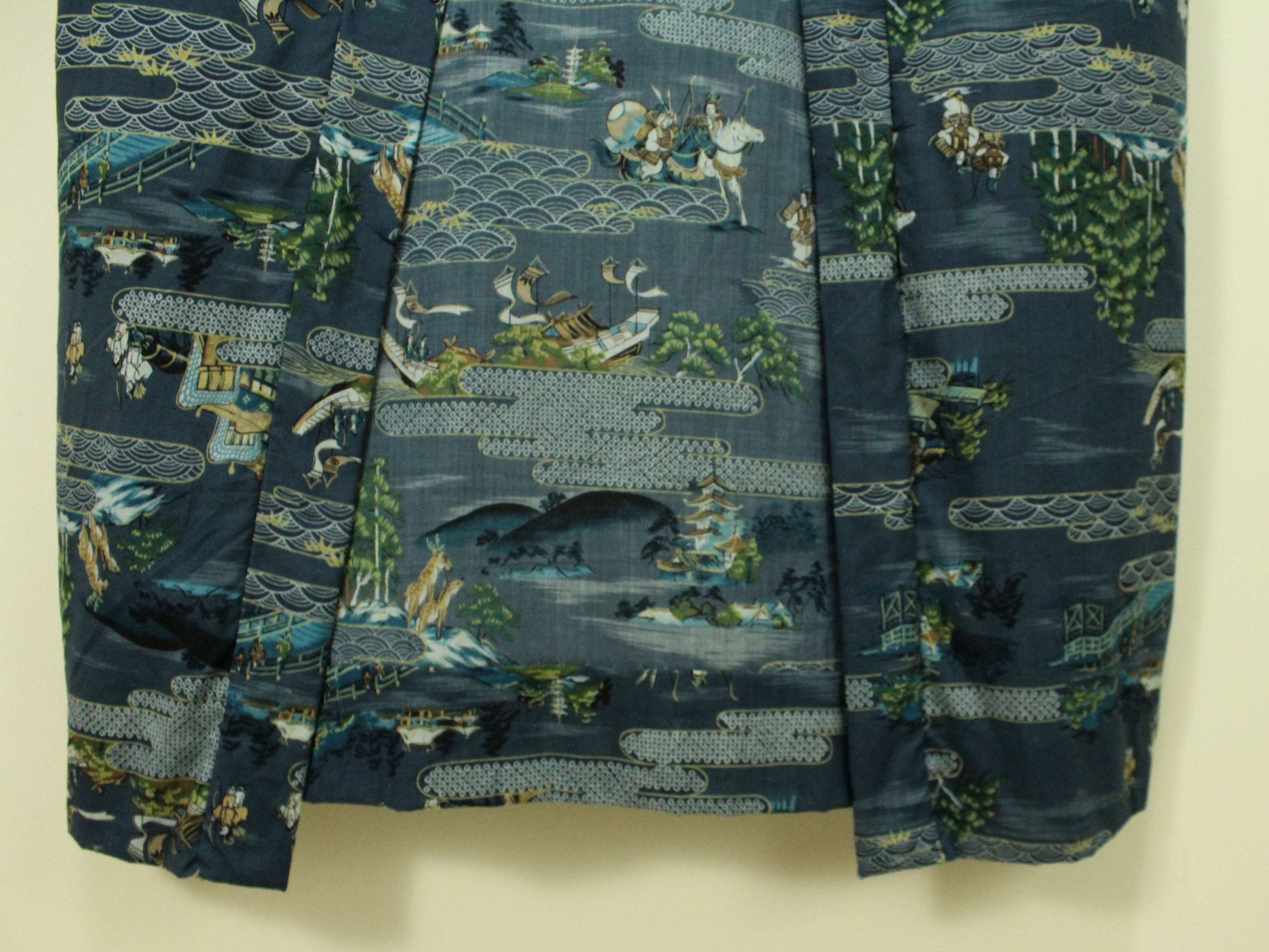 Japanese Brand Vintage KIMONO Japan Long Cardigan Jacket Castle Size US L / EU 52-54 / 3 - 9 Thumbnail