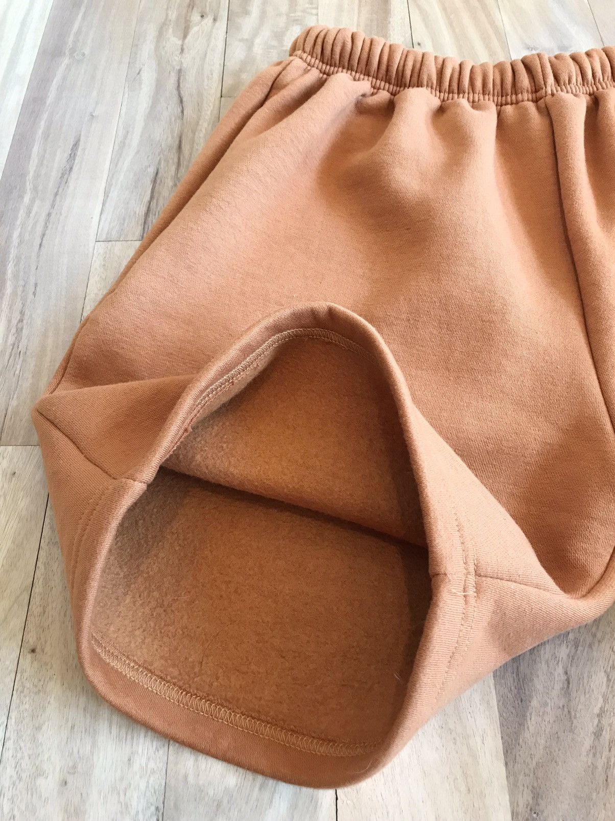 Vintage Fleece sweat shorts burnt orange M Size US 30 / EU 46 - 4 Thumbnail