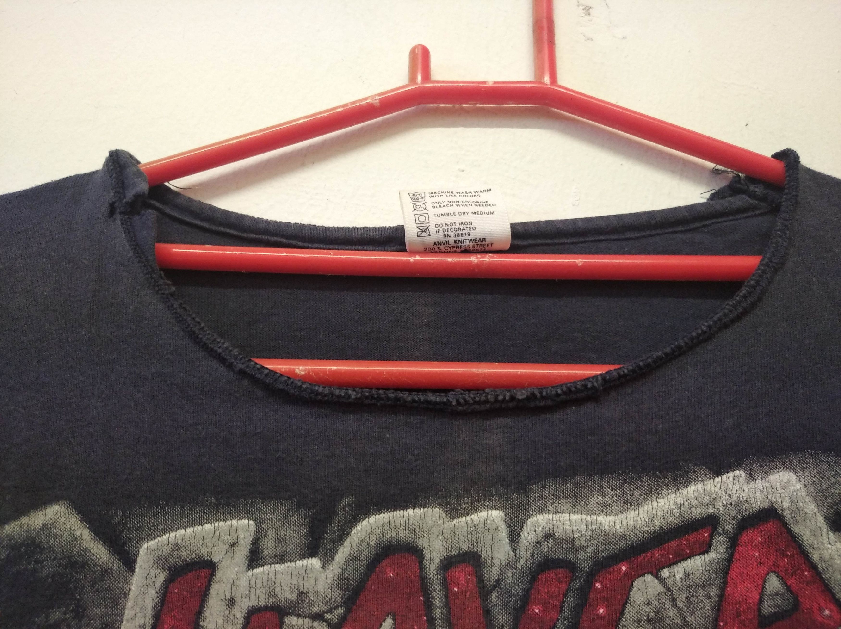 Slayer × Vintage Vintage 90's slayer live intrusion long sleeve shirt Size US L / EU 52-54 / 3 - 2 Thumbnail