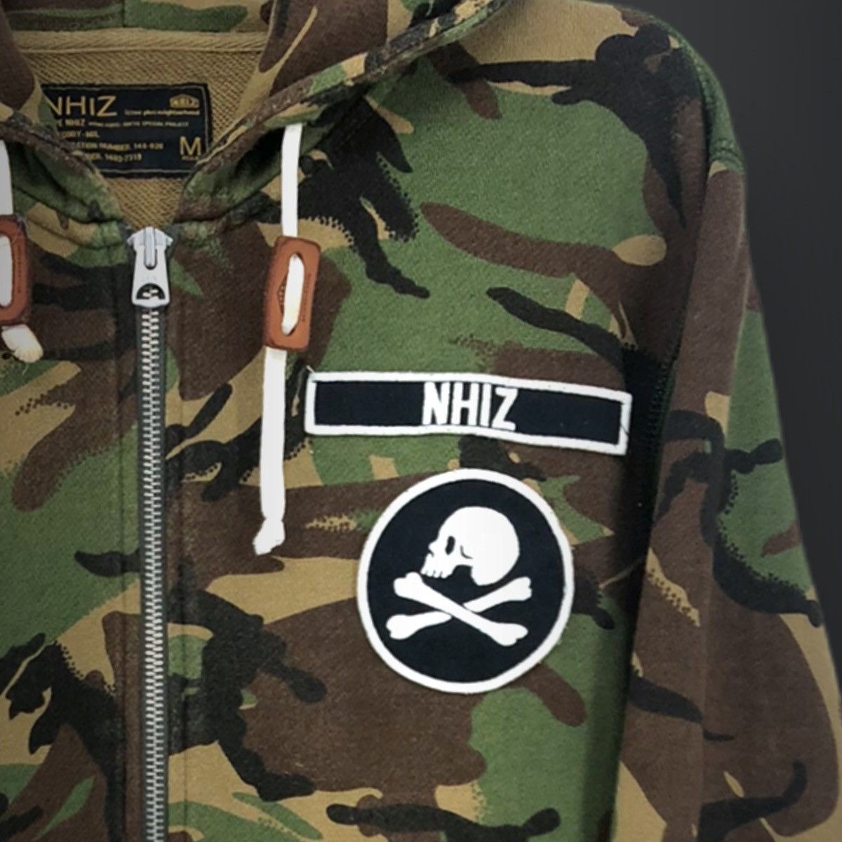 izzue Camo Zip Up Hoodie Size US M / EU 48-50 / 2 - 3 Thumbnail