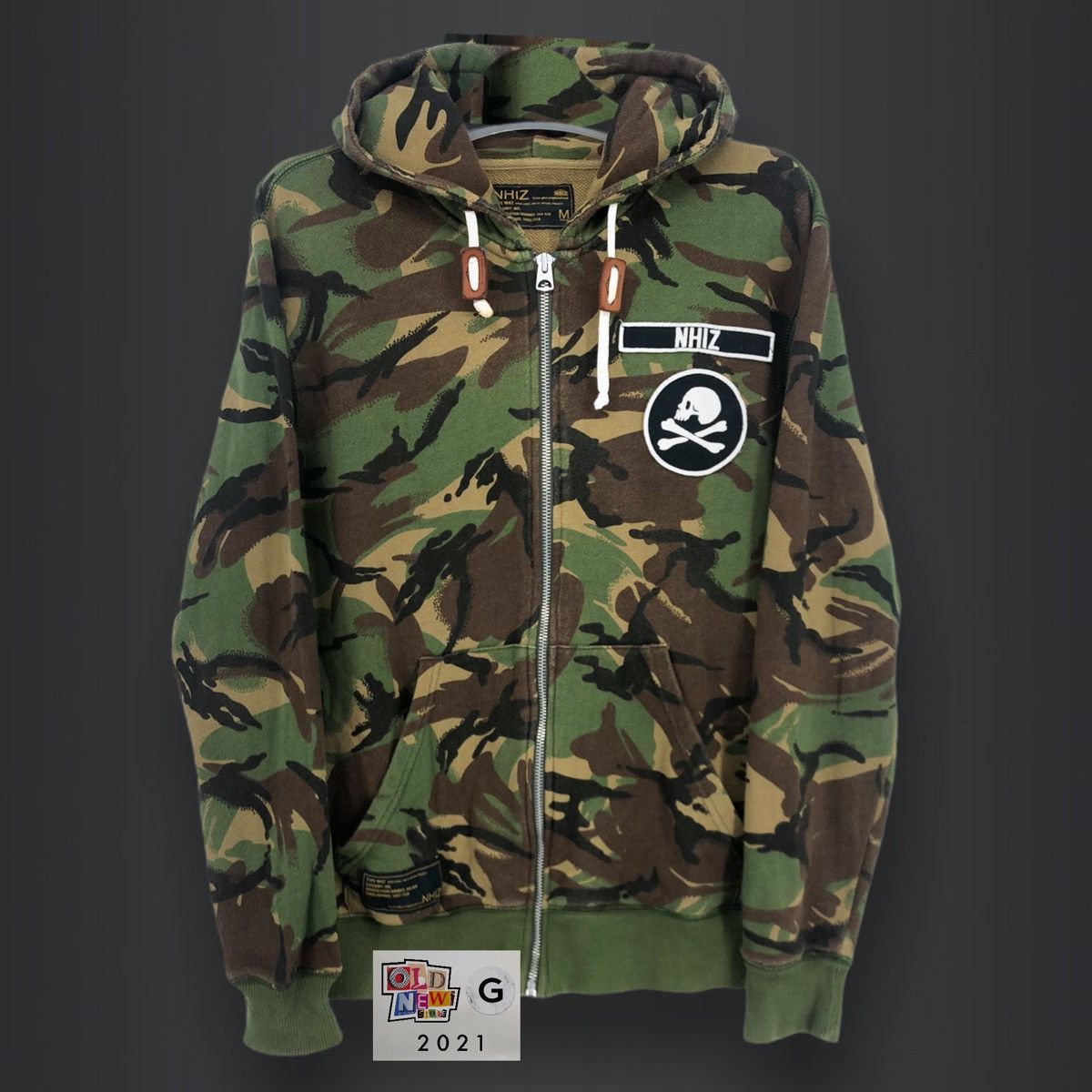 Camo Zip Up Hoodie