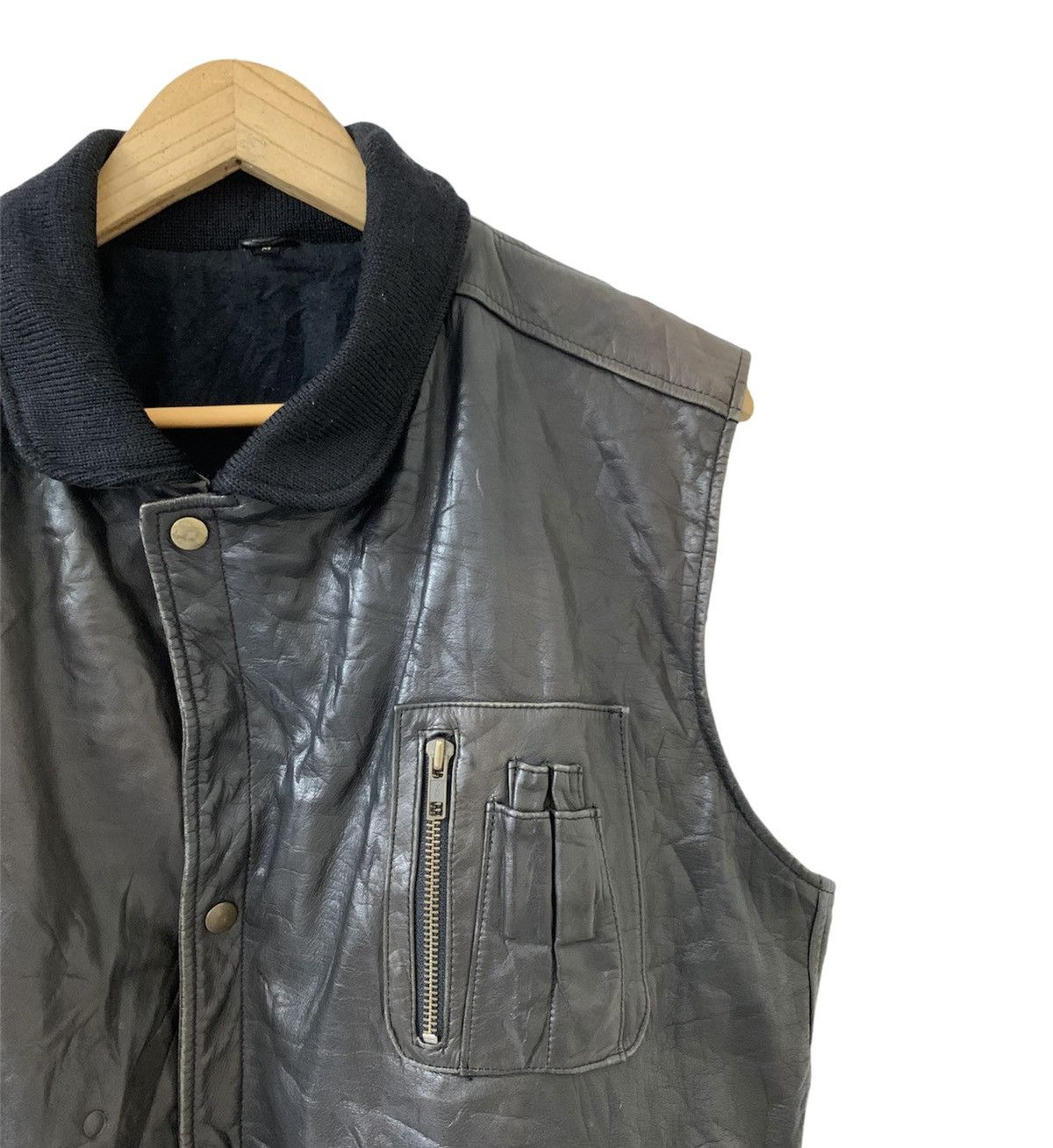 Japanese Brand Japanese Brand 🇯🇵 Cowhide Sleeveles Vest Jacket Size US M / EU 48-50 / 2 - 3 Thumbnail