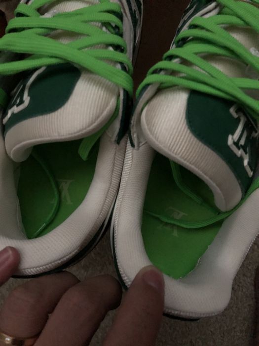 Louis Vuitton 1ABOHM LV Trainer Sneaker , Green, 8