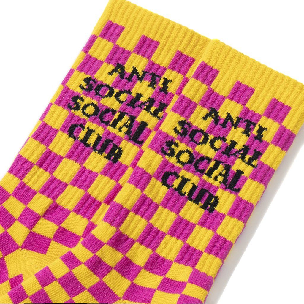 Anti Social Social Club DS ASSC Photo Booth Yellow Socks Supreme Bape CPFM kith Size ONE SIZE - 4 Thumbnail