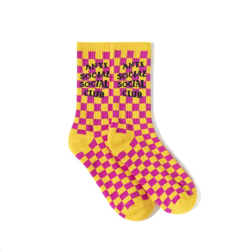 Anti Social Social Club DS ASSC Photo Booth Yellow Socks Supreme Bape CPFM kith Size ONE SIZE - 5 Thumbnail