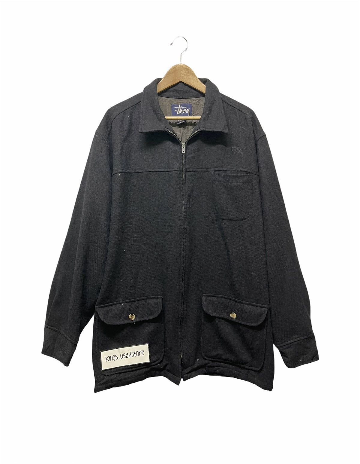 old stussy HAZExSTUSSY CARHARTT 美品　L Carhartt × Stussy × Vintage Carhartt X Stussy X Haze Jacket