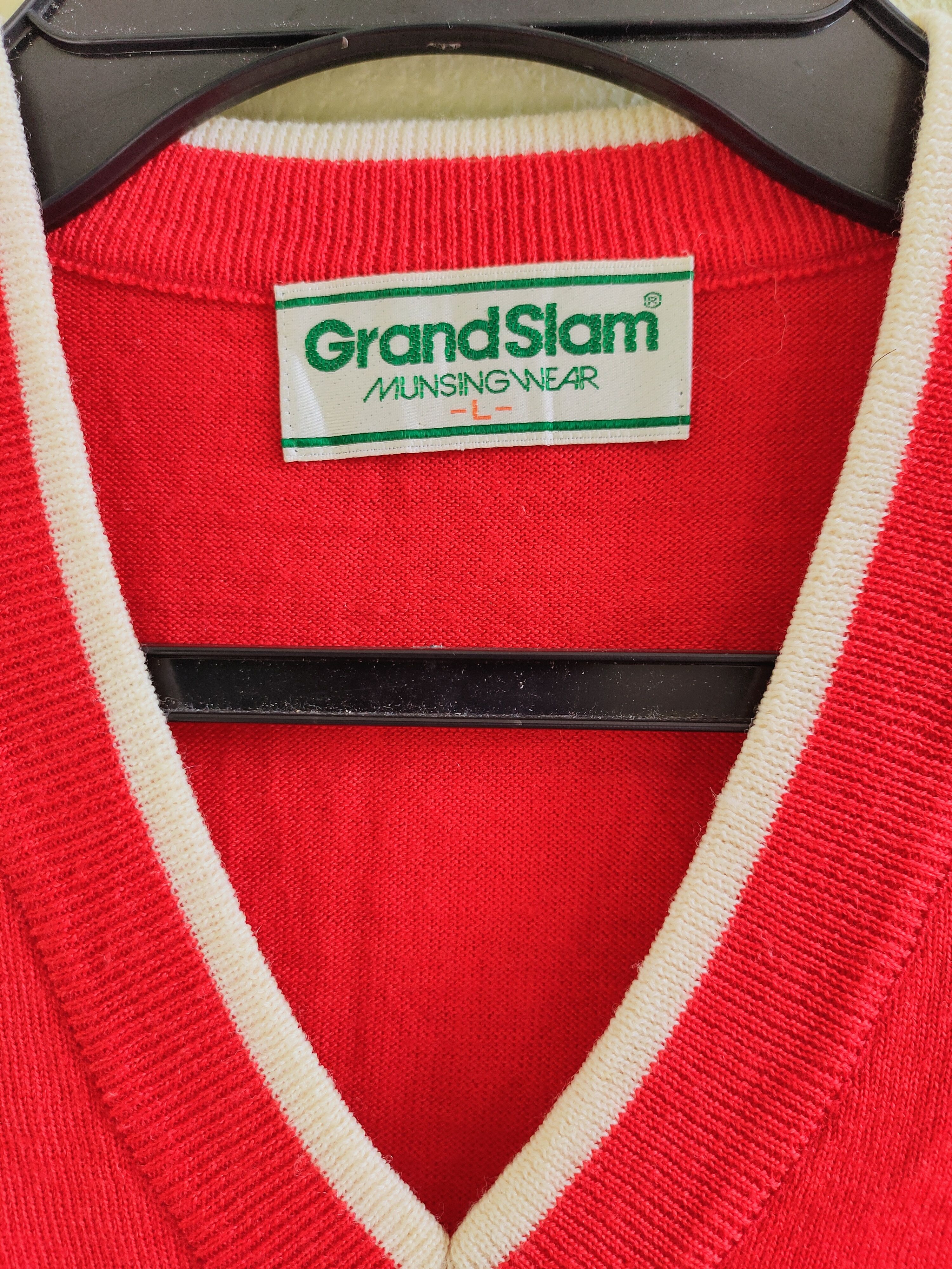 Grand Slam × Vintage Vintage GRAND SLAM knitwear vest sweater embroidered logo Size US M / EU 48-50 / 2 - 3 Thumbnail