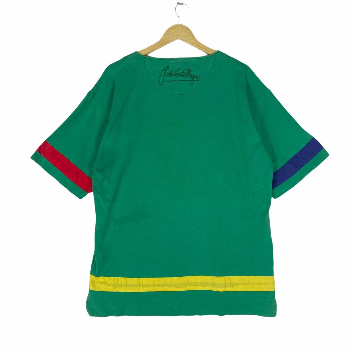 Jean Charles De Castelbajac ❄️Castelbajac Sports Golf Multi Colour Tshirt Size US L / EU 52-54 / 3 - 6 Thumbnail