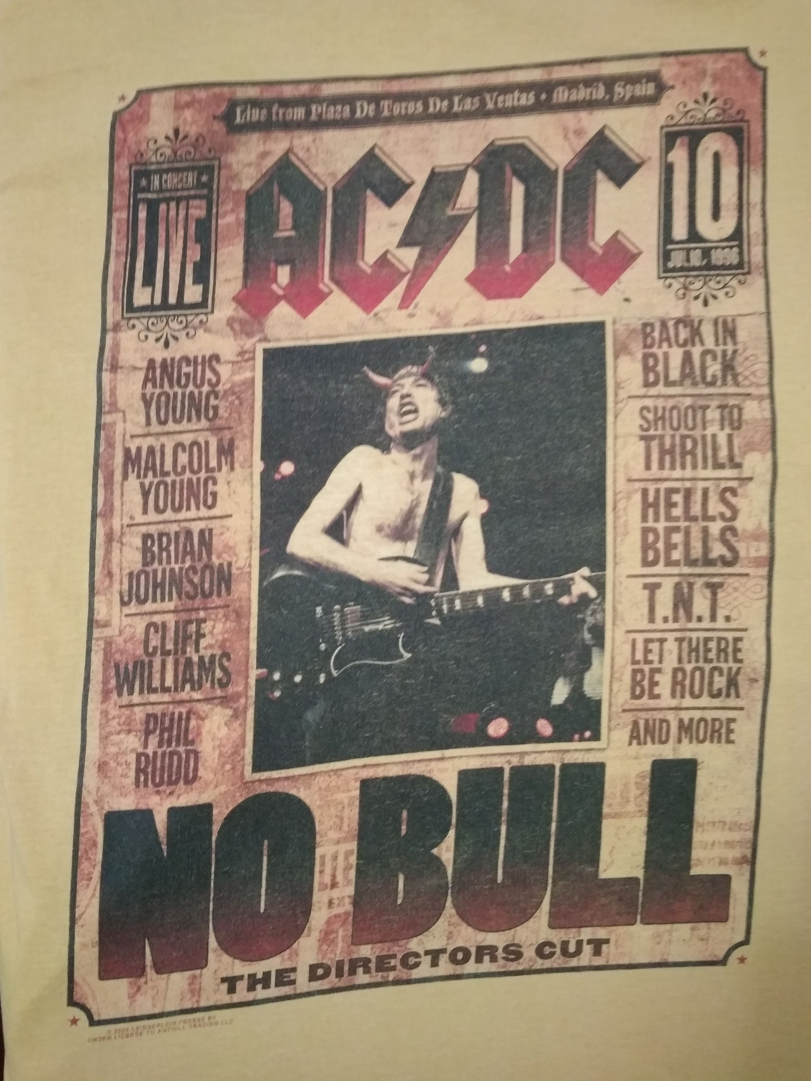 AC/DC × Band Tees × Vintage Vintage Band Tees AC / DC No Bull Tee Size US L / EU 52-54 / 3 - 5 Thumbnail