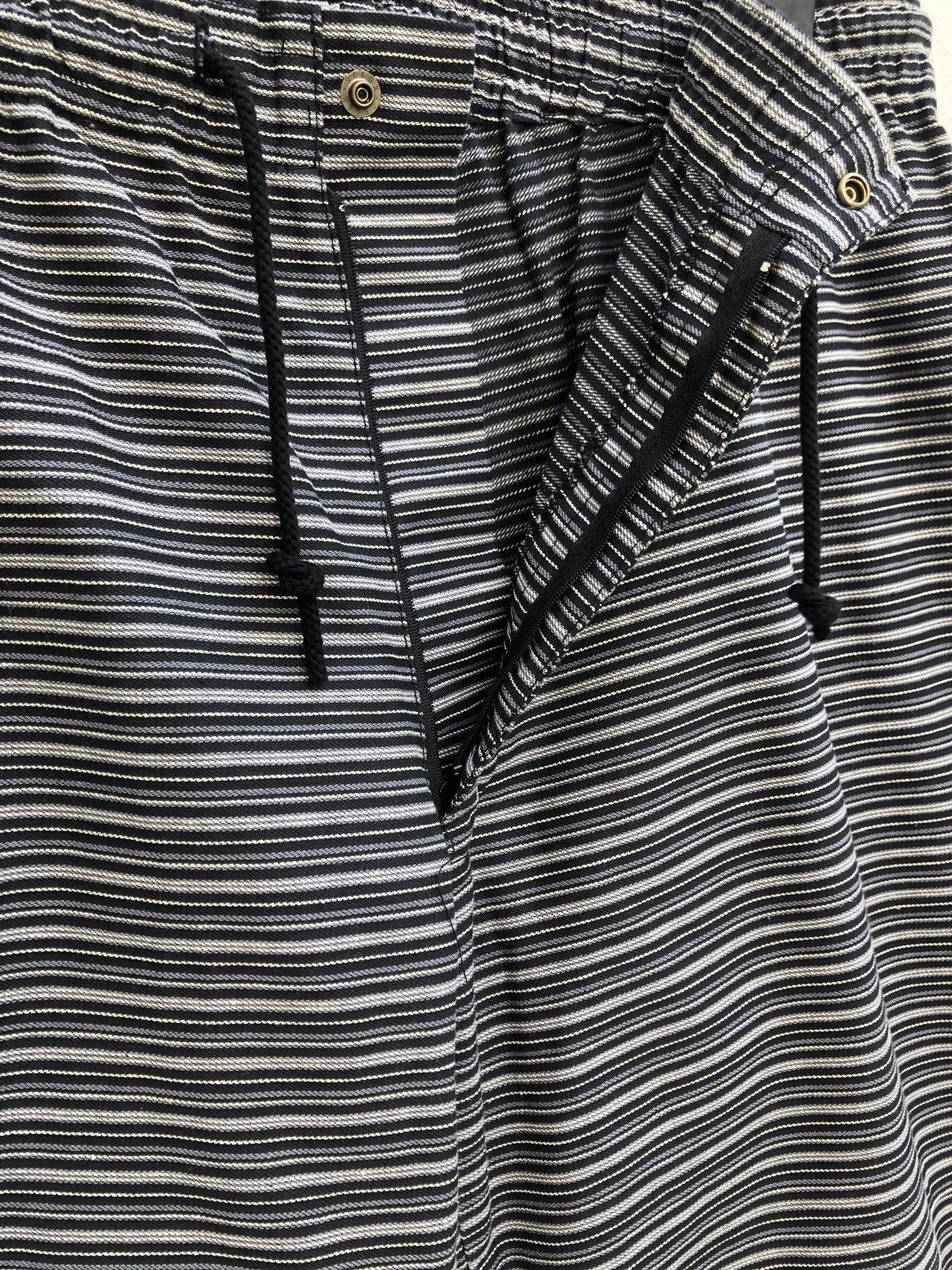 Vintage Vtg Japan Brand Rapidex System Horizontal Stripes Trouser Size US 34 / EU 50 - 3 Thumbnail