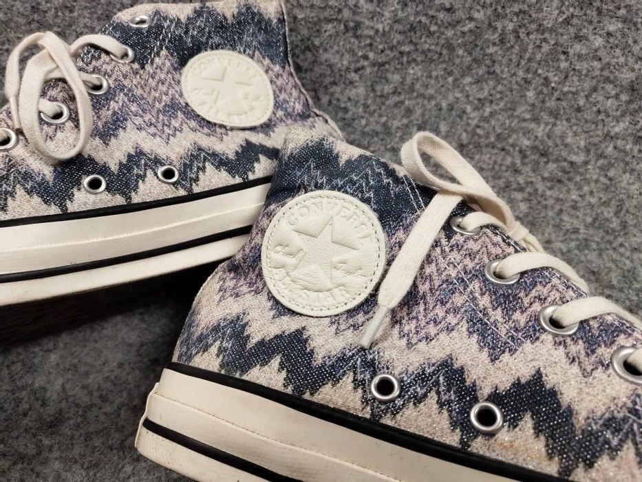 Converse × Missoni Converse Missoni Chuck Taylor All Star Hi Top Zig Sneakers Size US 6 / EU 39 - 13 Thumbnail